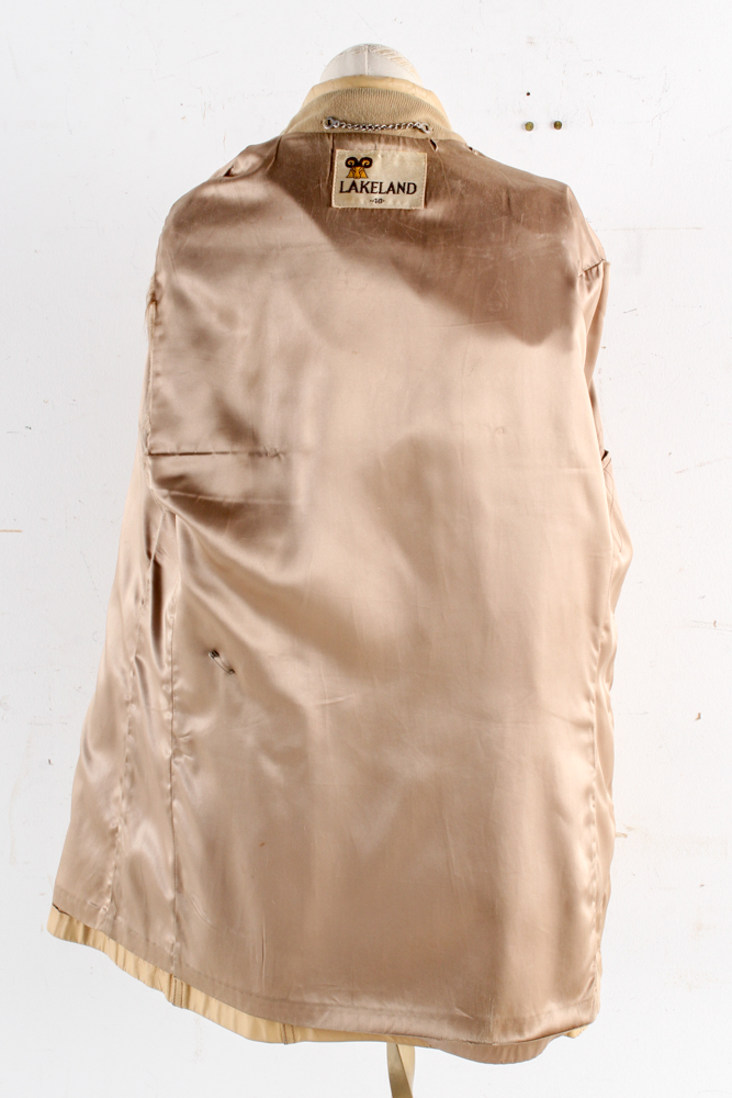 Men's Vintage Lakeland Beige Leather Jacket