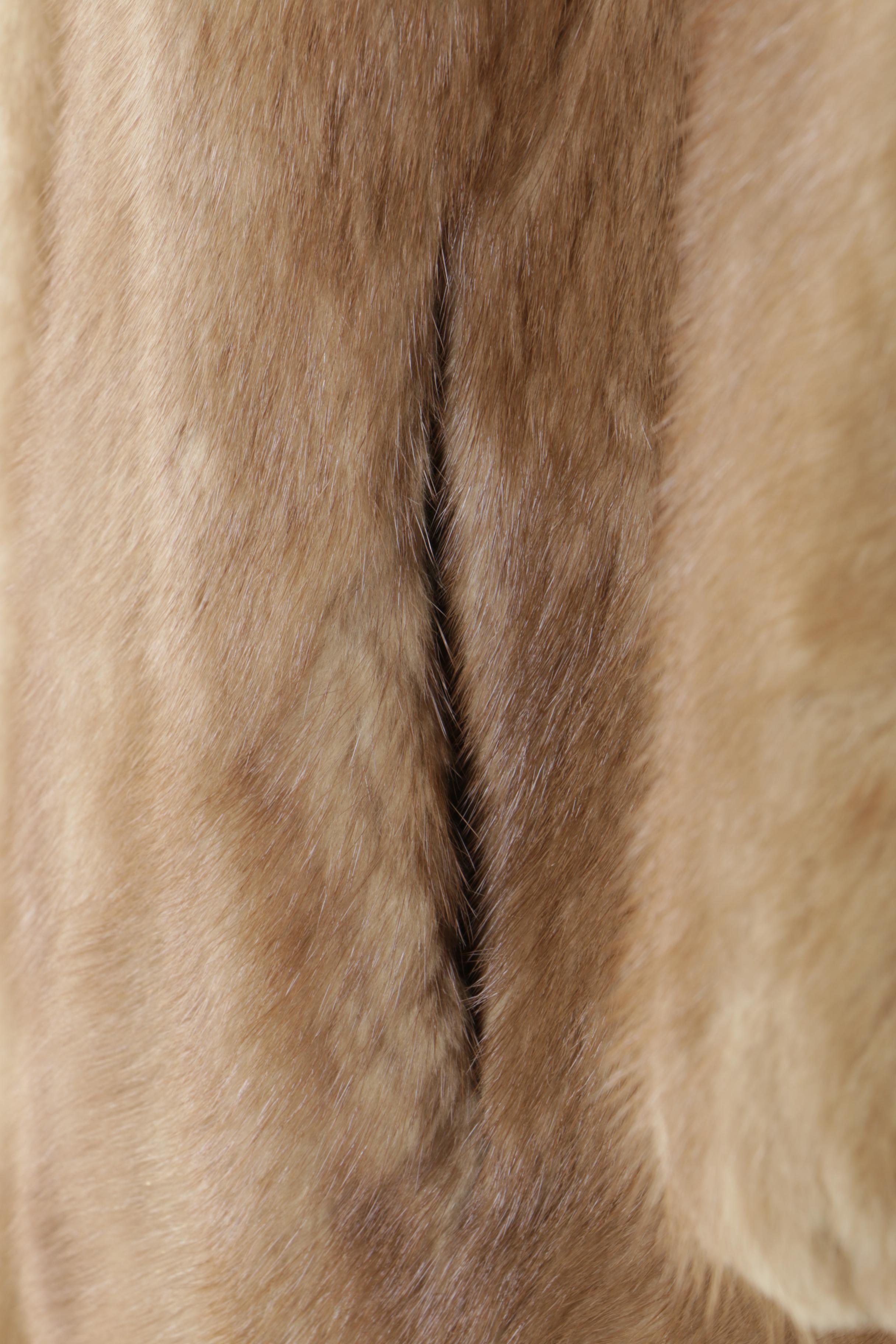 Women's Vintage Peter Duffy Pastel Mink Fur Coat
