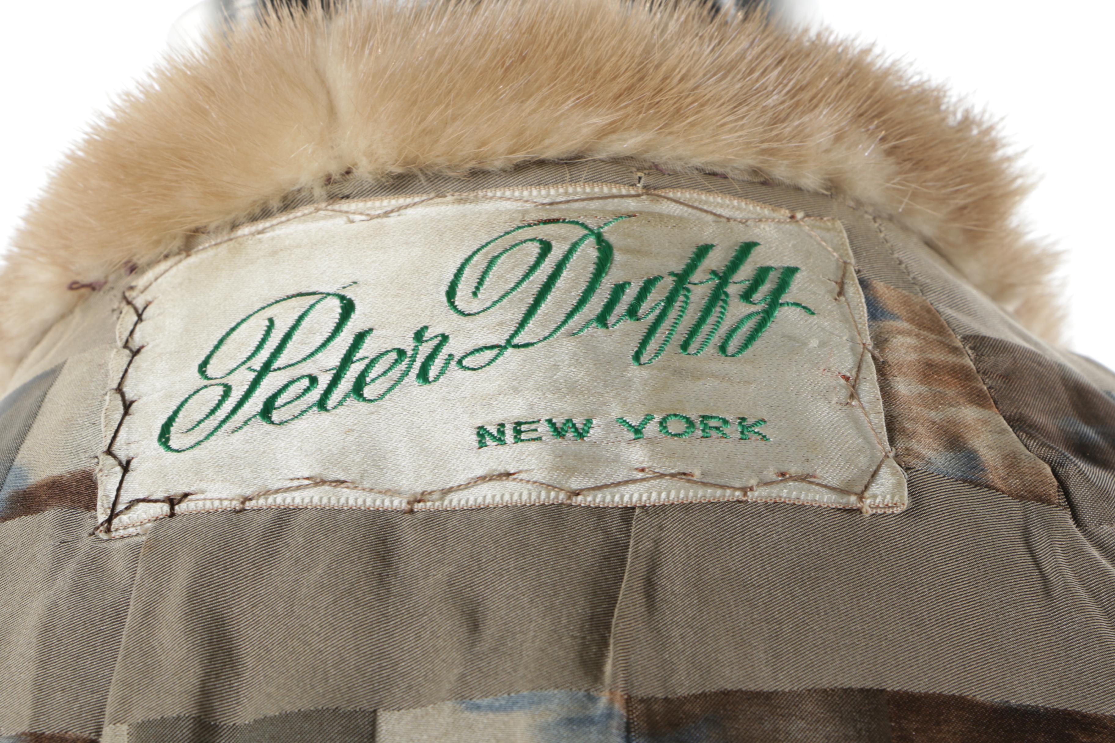 Women's Vintage Peter Duffy Pastel Mink Fur Coat