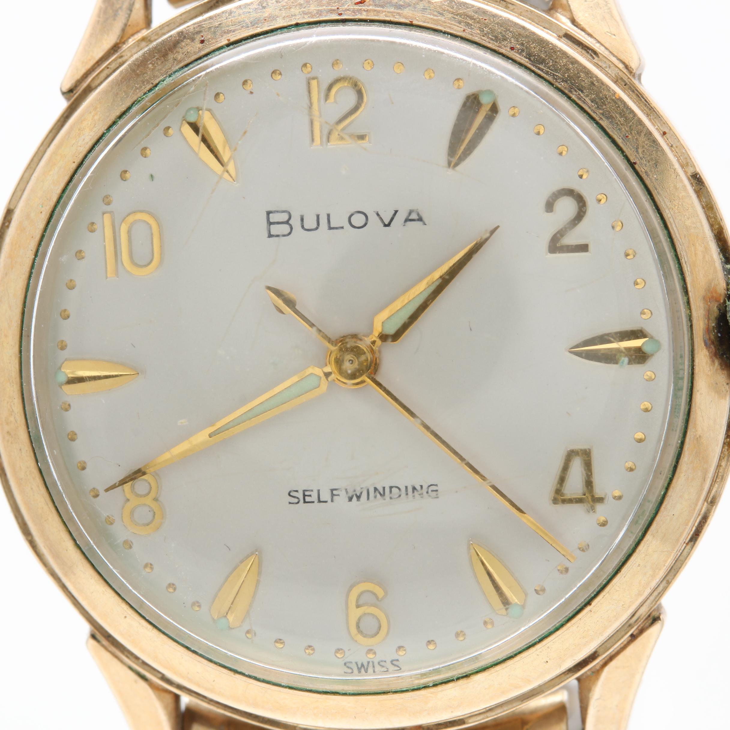 Vintage Bulova 10K Rolled Gold Plated Watch