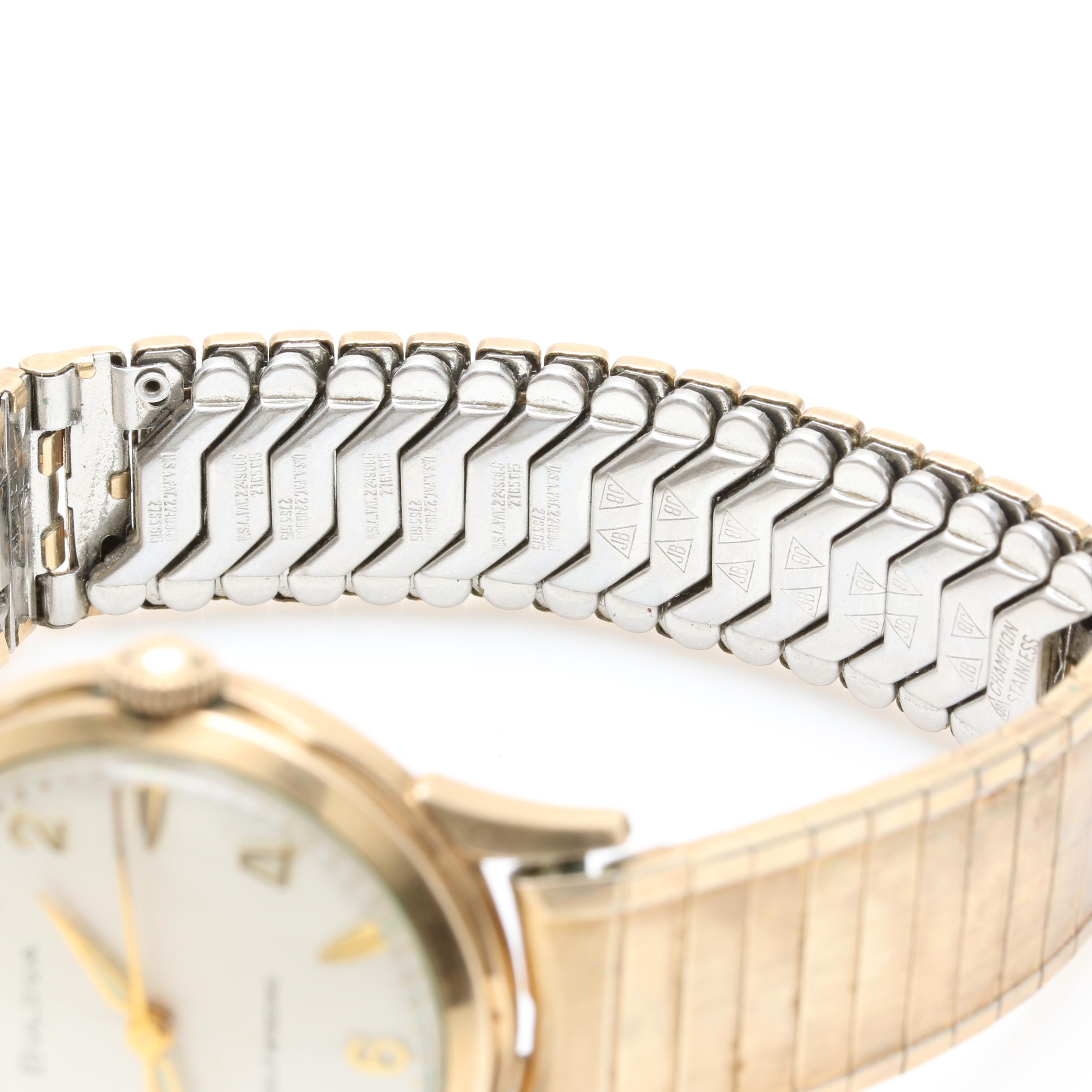 Vintage Bulova 10K Rolled Gold Plated Watch