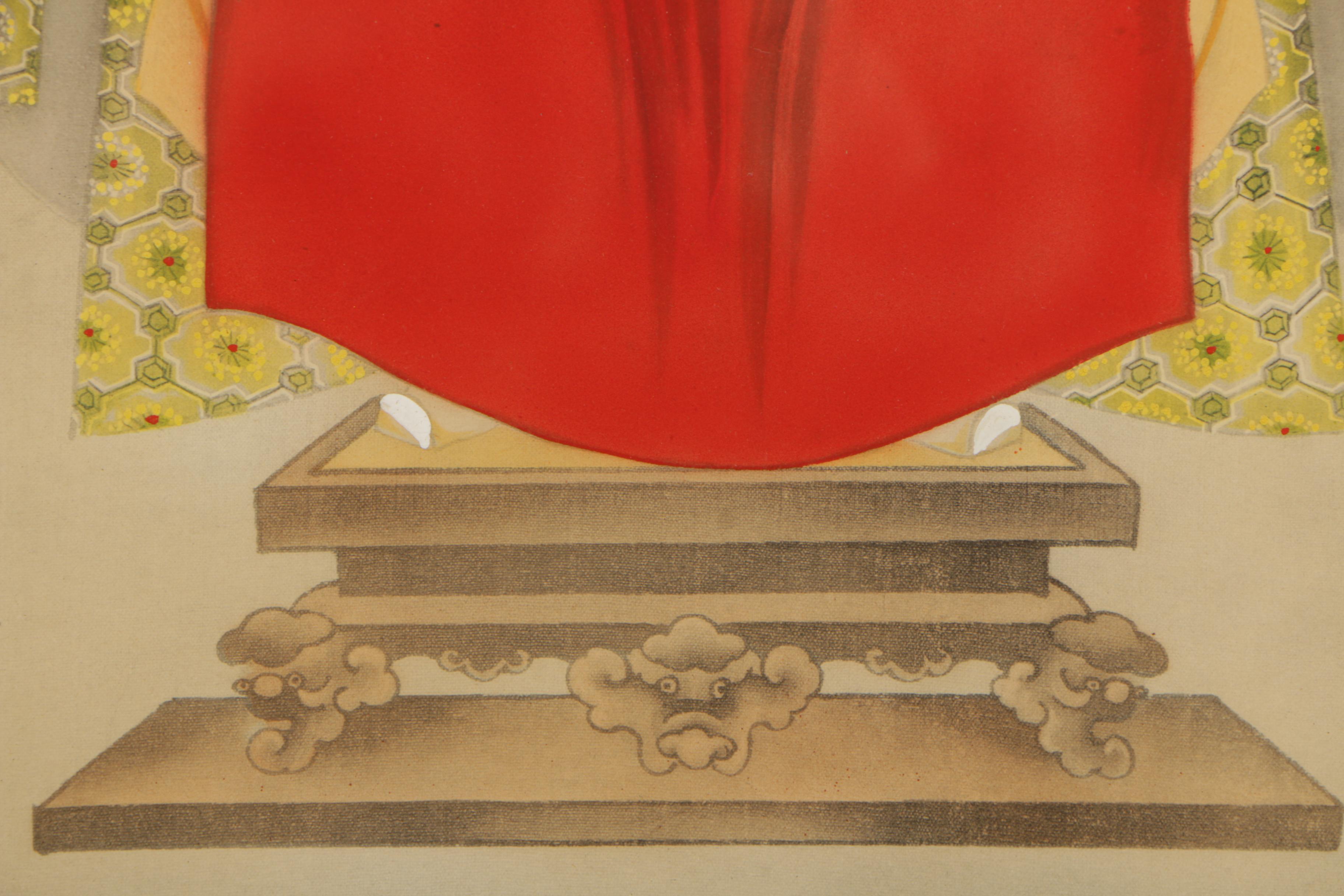 Chinese Mixed Media Ancestor Portraits