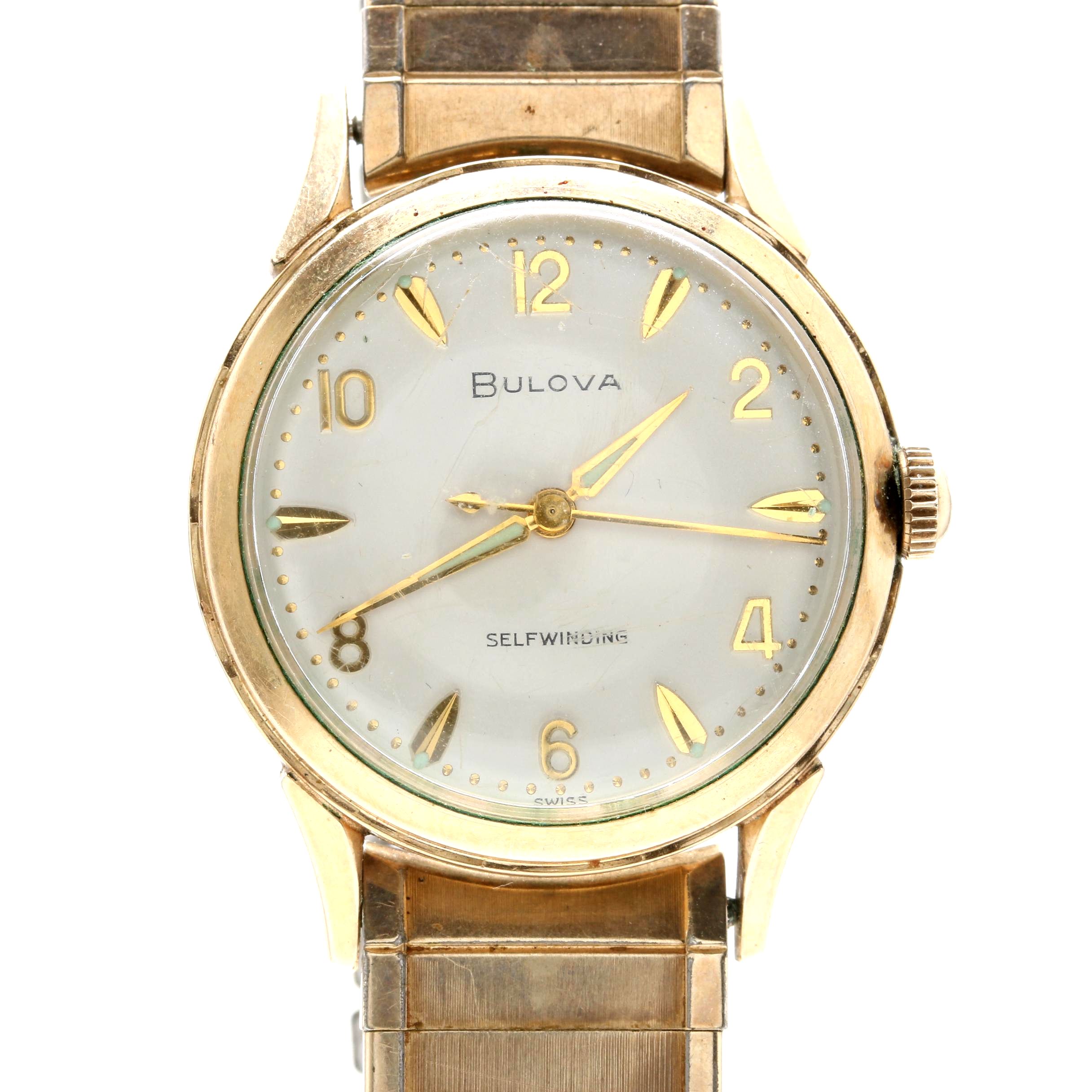 Vintage Bulova 10K Rolled Gold Plated Watch