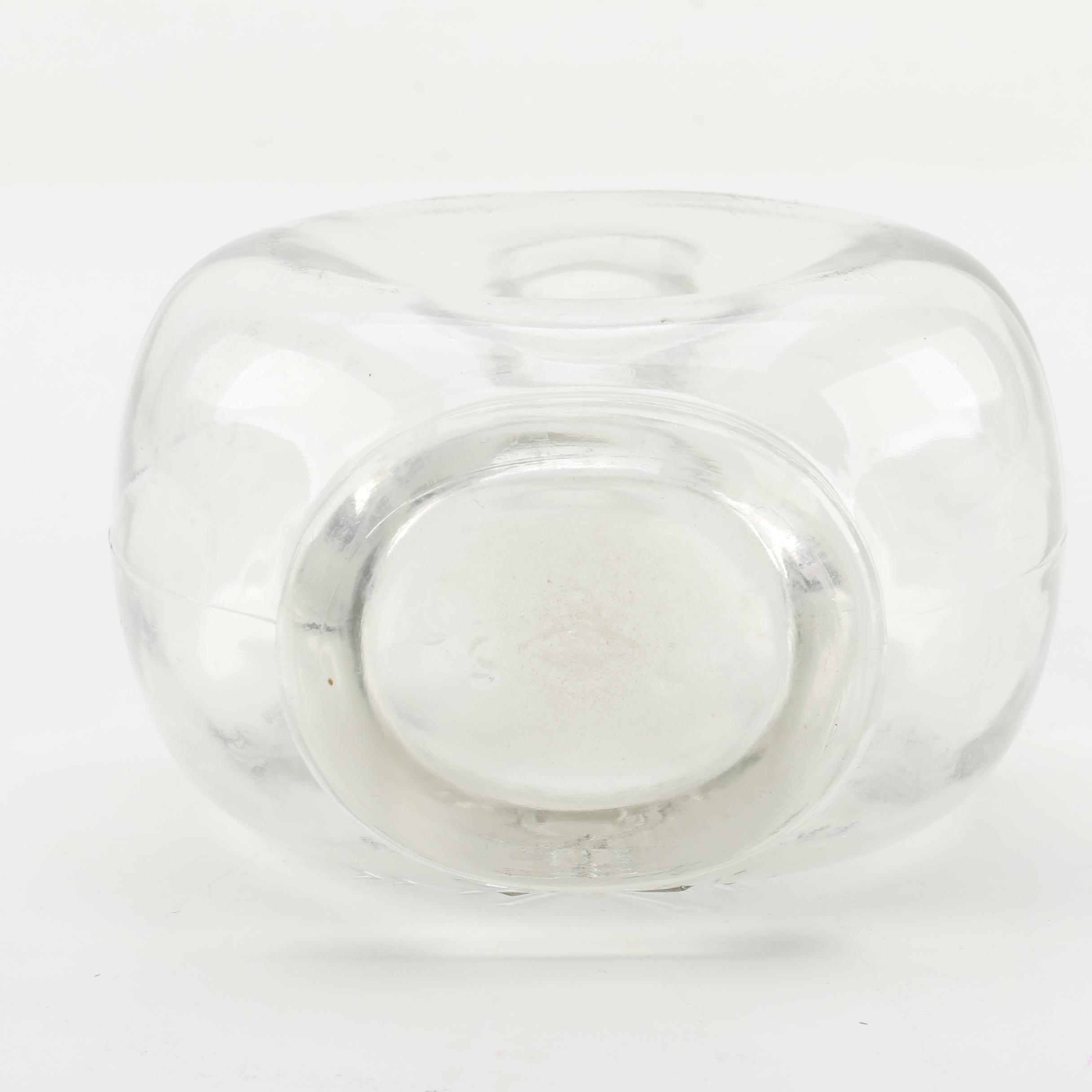 Vintage Glass Olive Oil Bottle