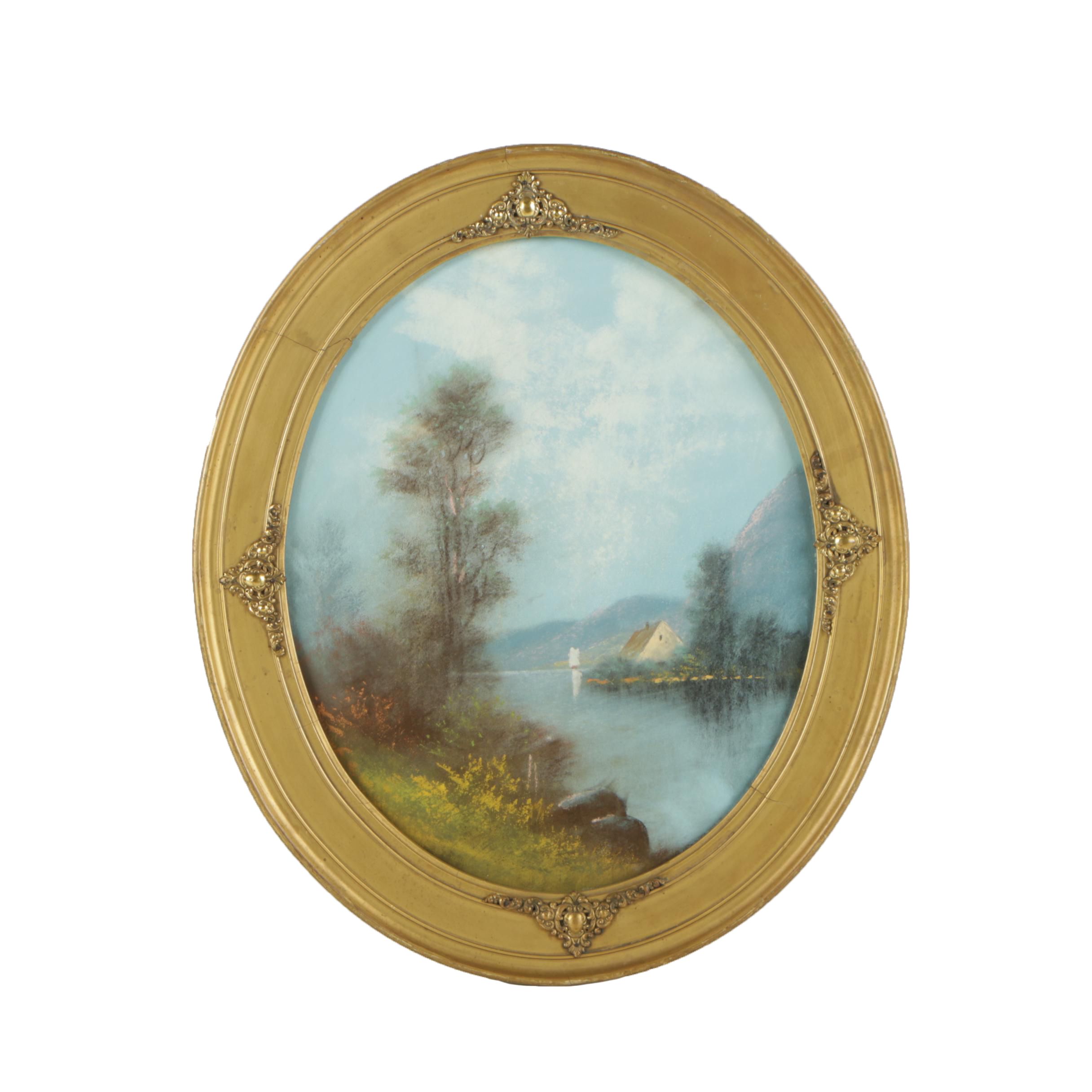 Pastel Drawing of Landscape