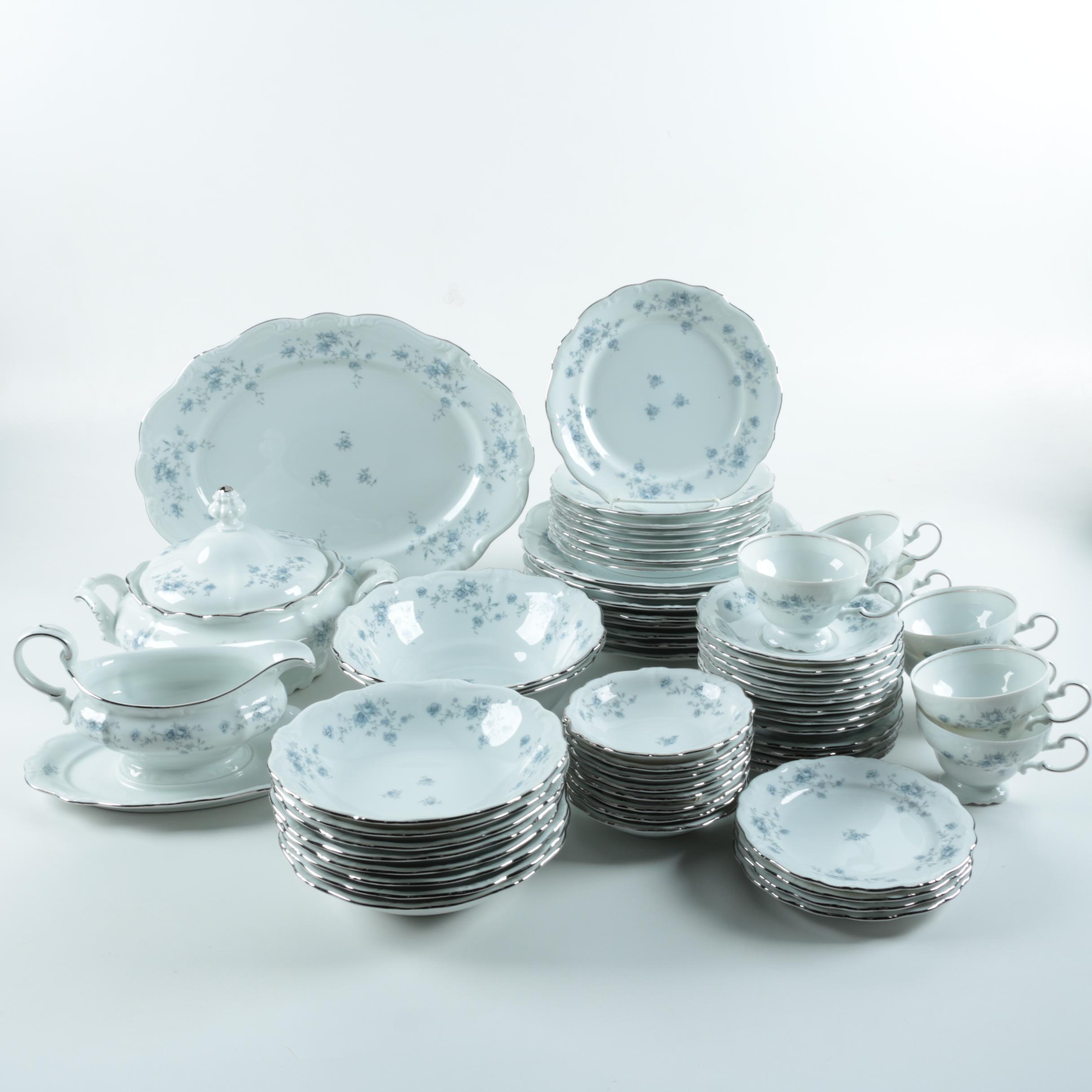 Johann Haviland "Blue Garland" Bavarian Porcelain Dinnerware