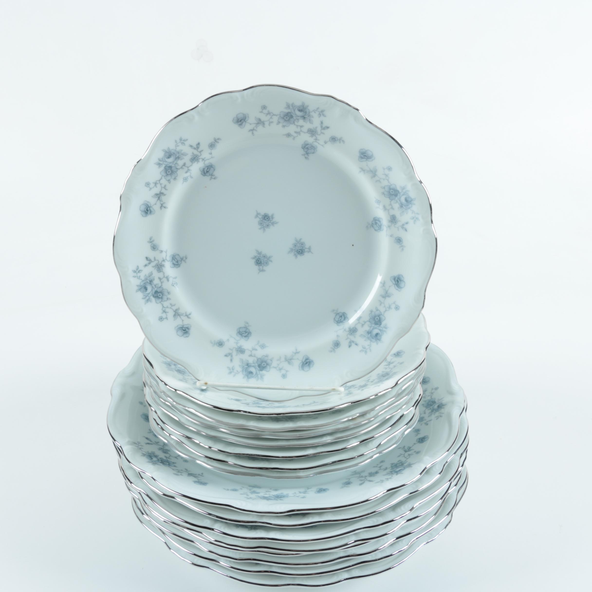 Johann Haviland "Blue Garland" Bavarian Porcelain Dinnerware