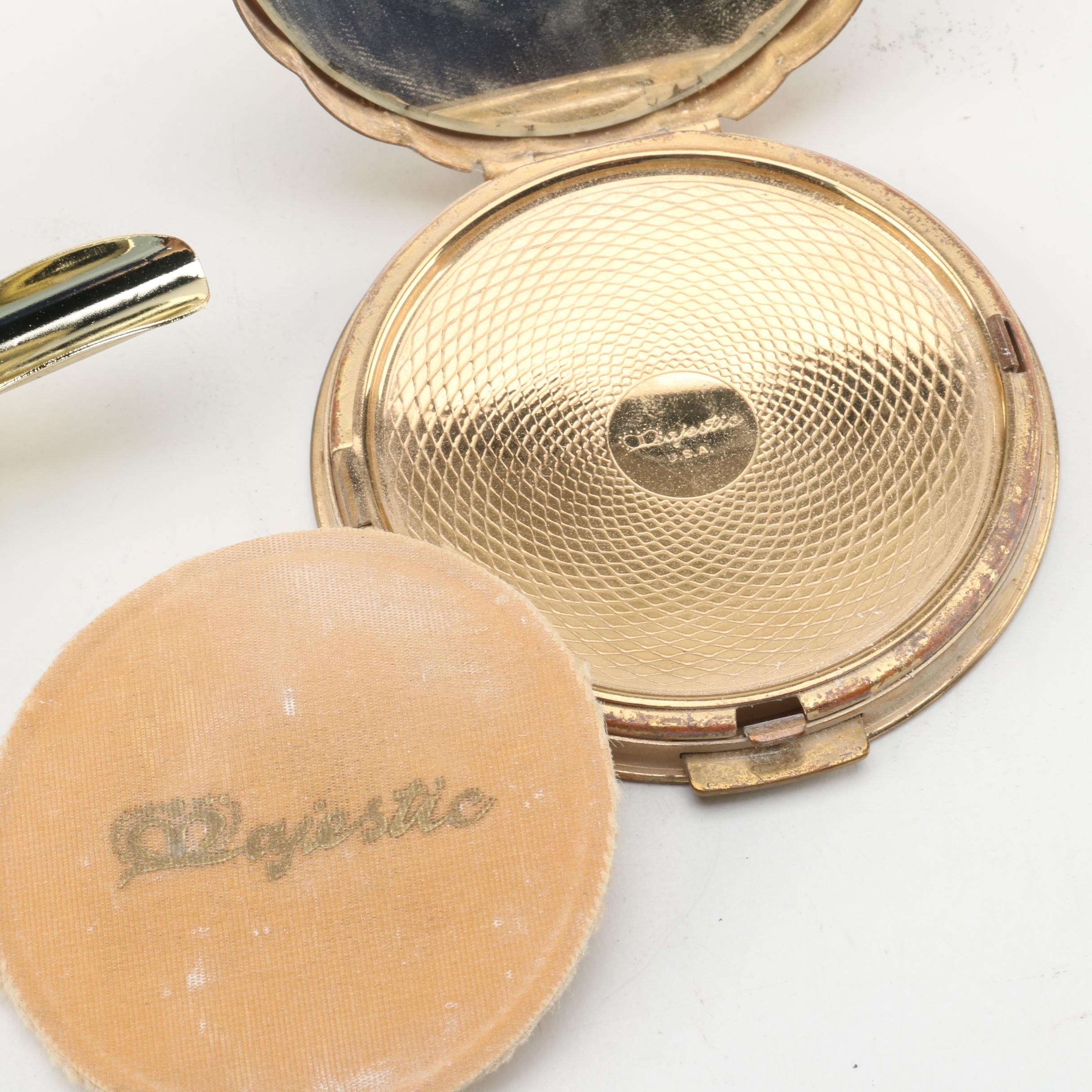 Vintage compacts Including Majestic