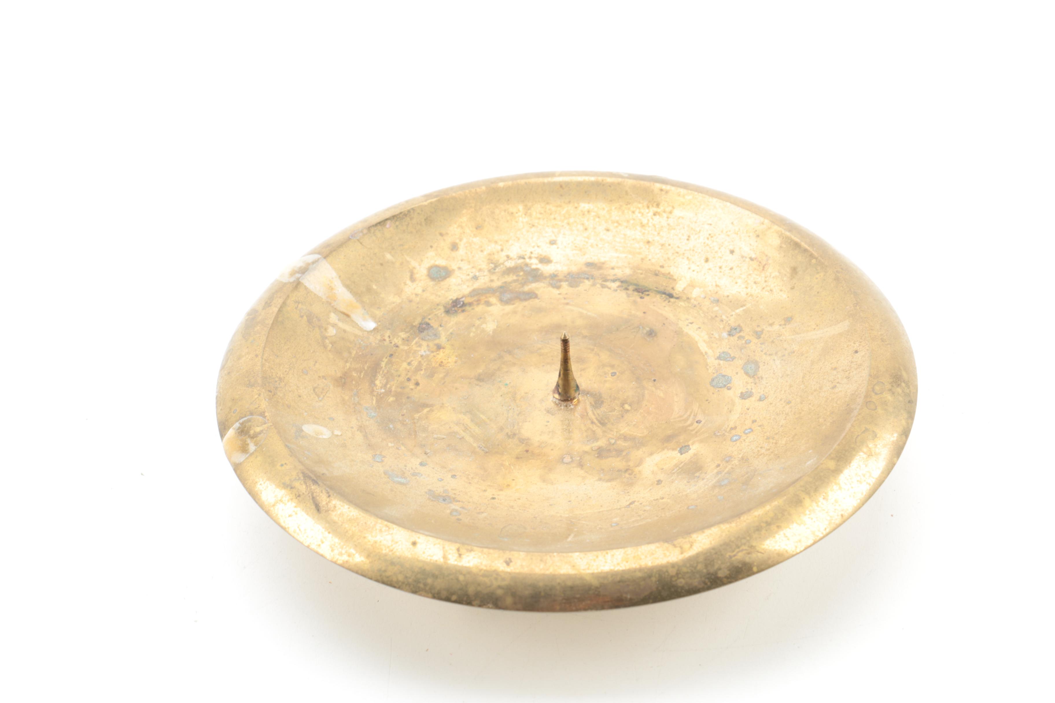 Vintage Brass Serveware