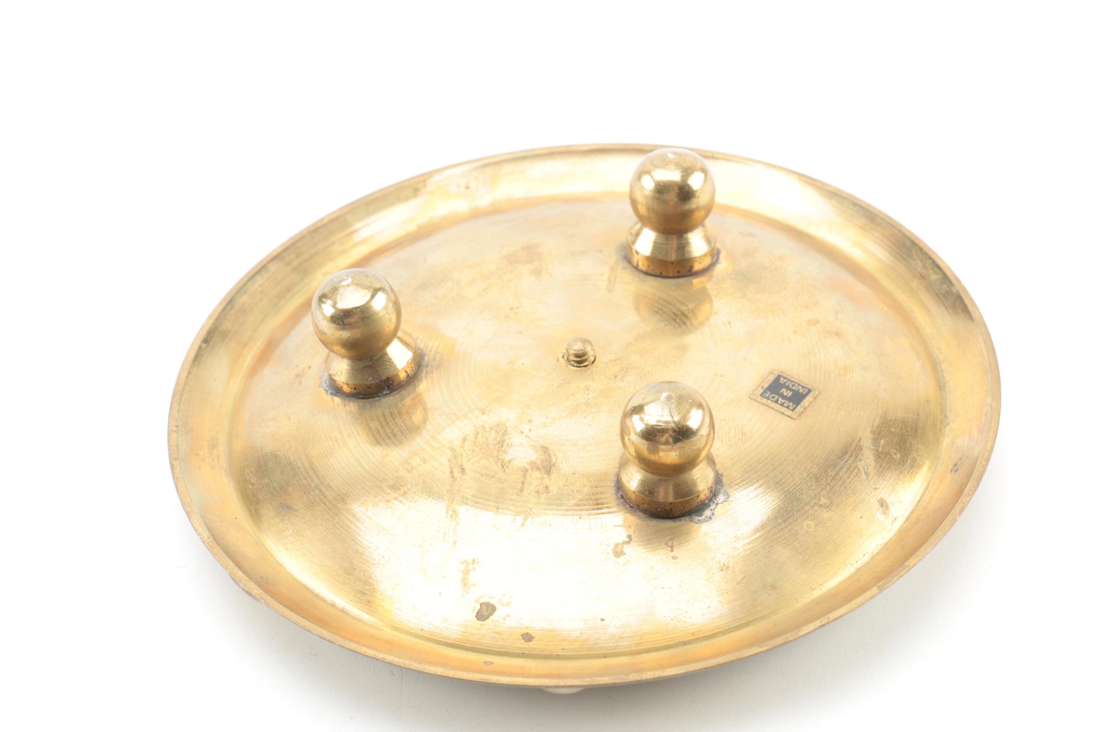 Vintage Brass Serveware