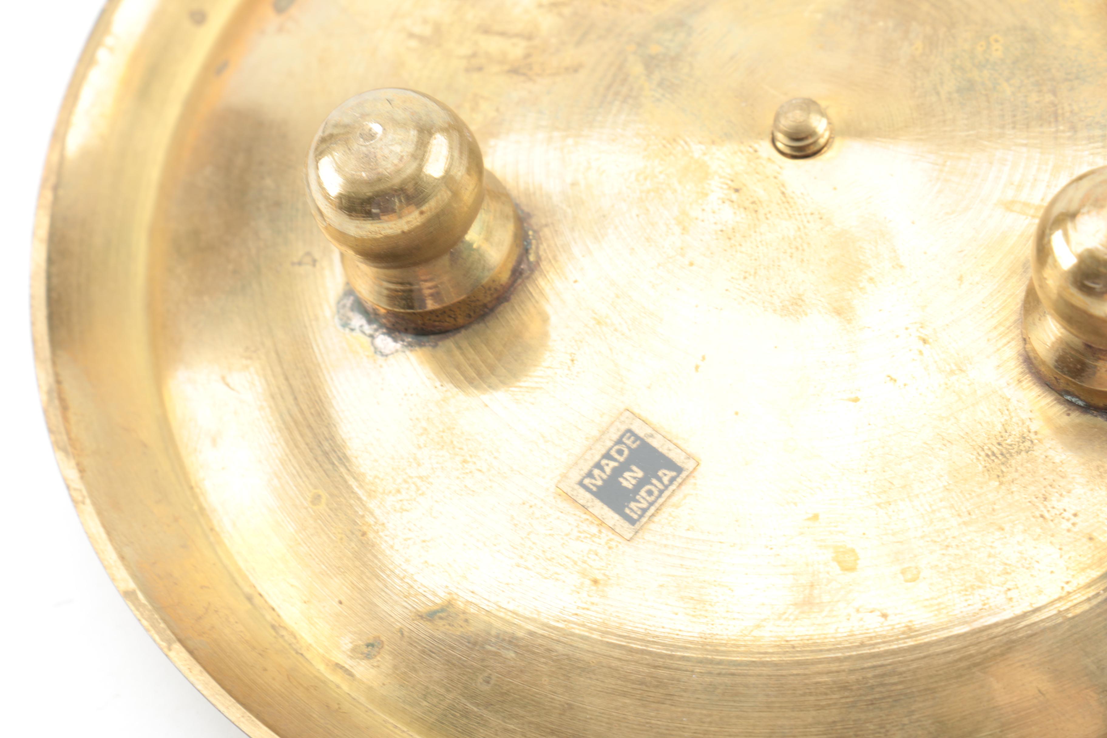 Vintage Brass Serveware