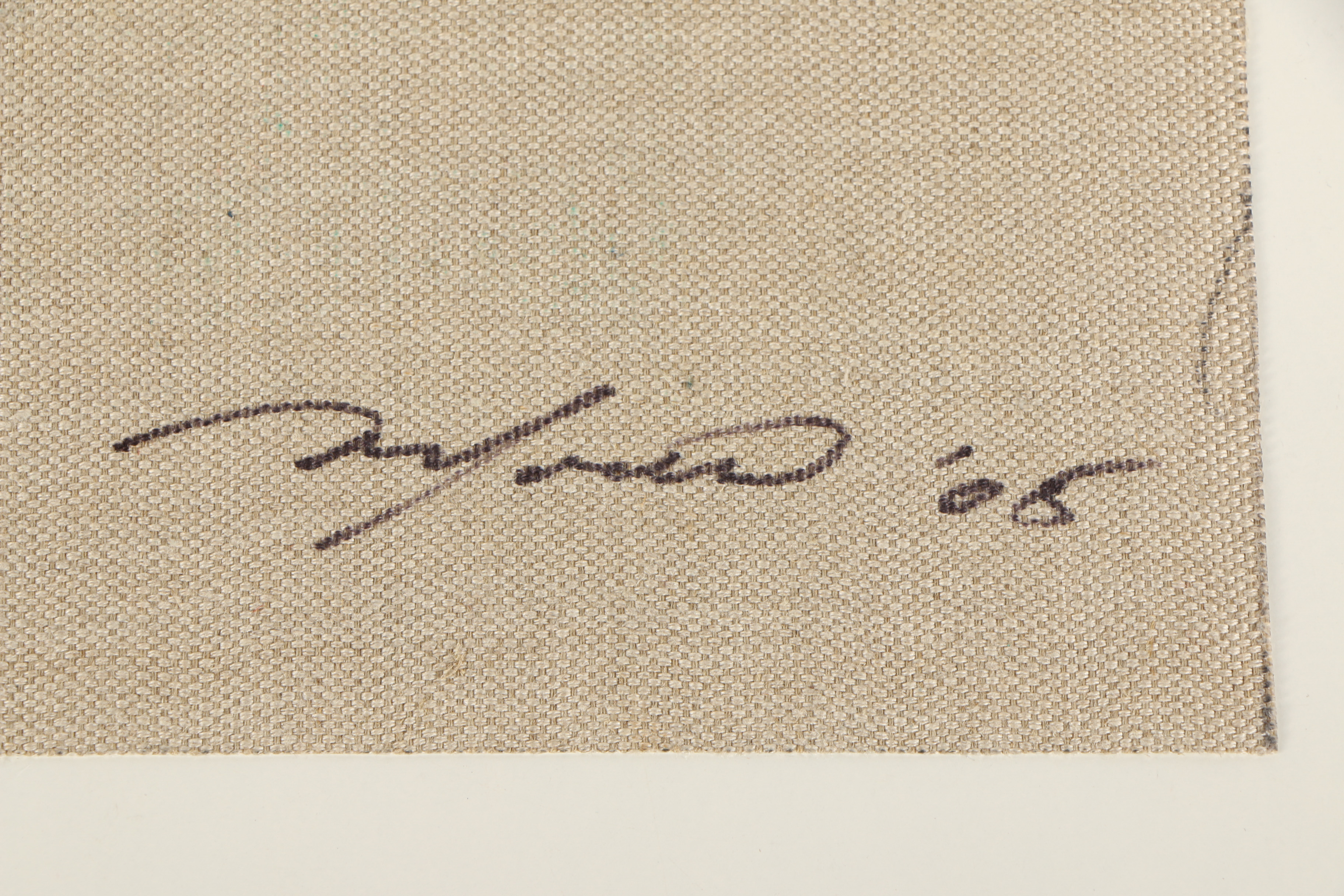 Ricardo Morin Oil Painting of an Abstract Scene