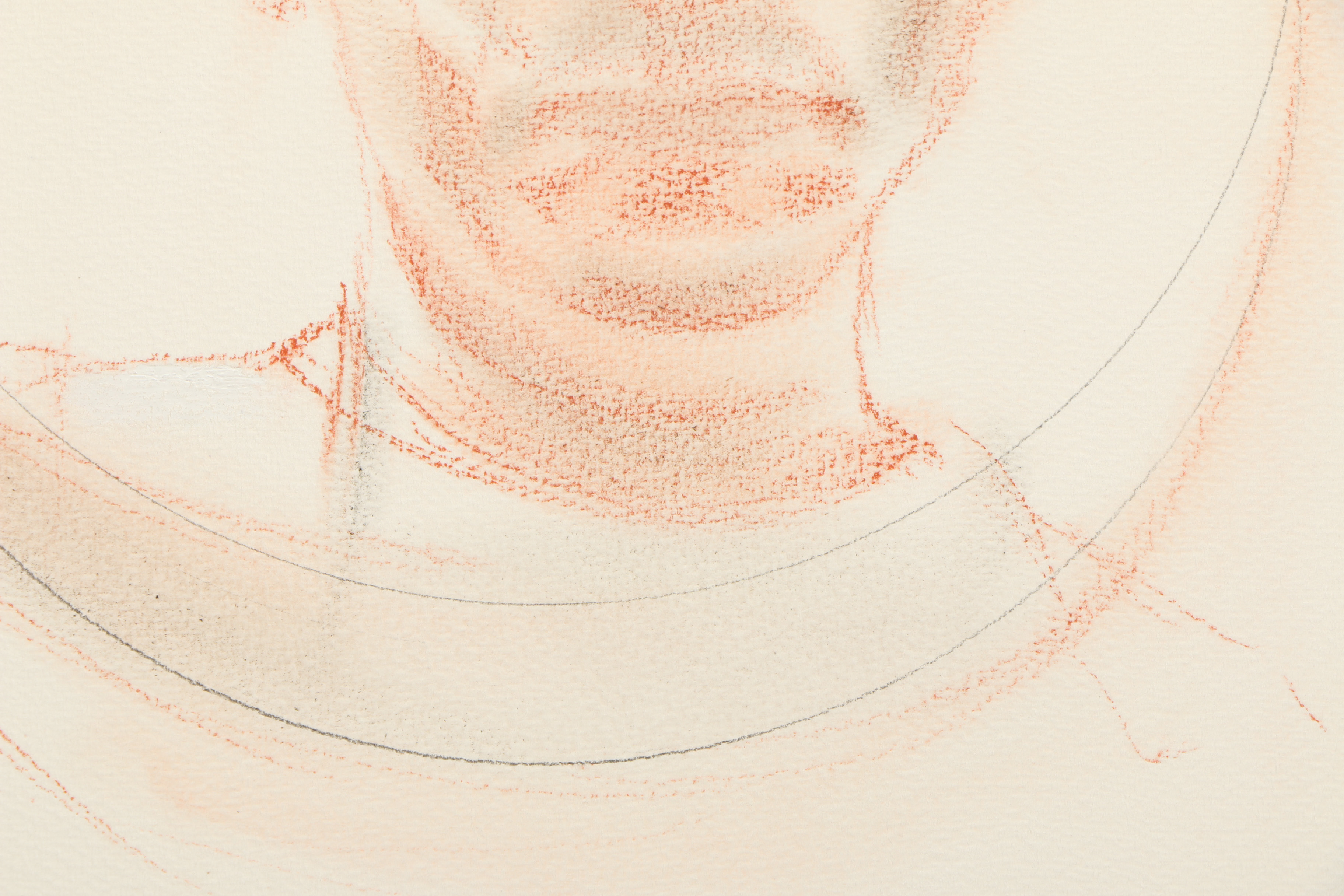 Ricardo Morin Conté Crayon Drawing