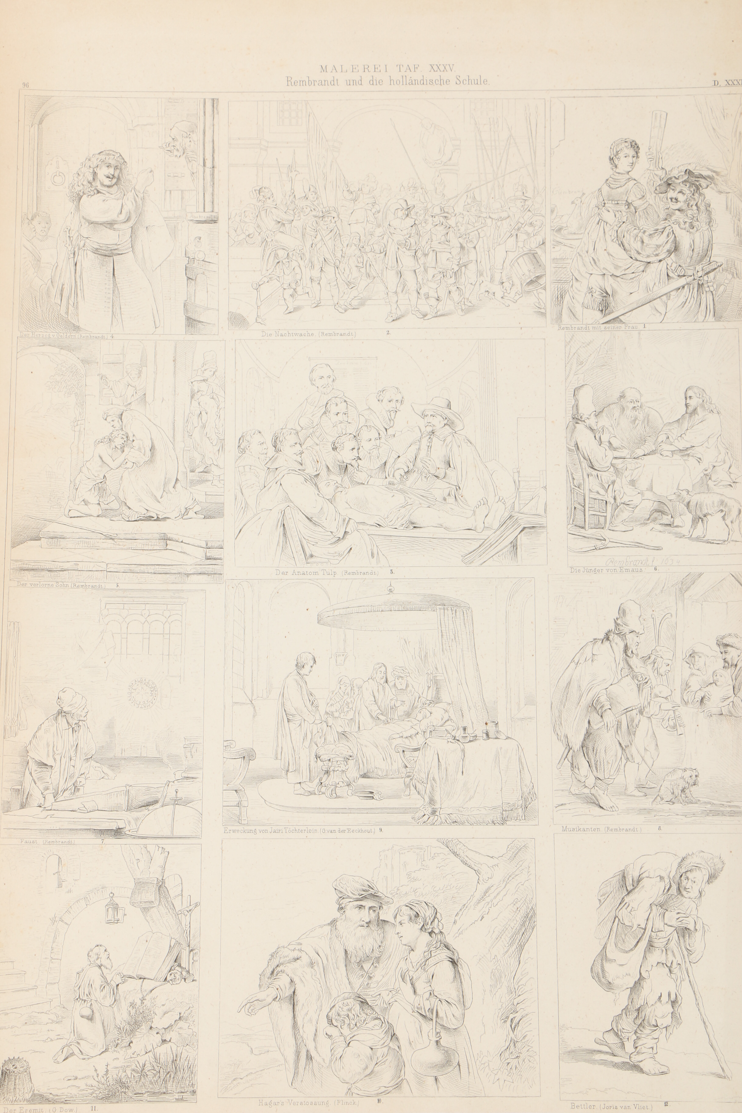 19th Century German Architecture Engravings