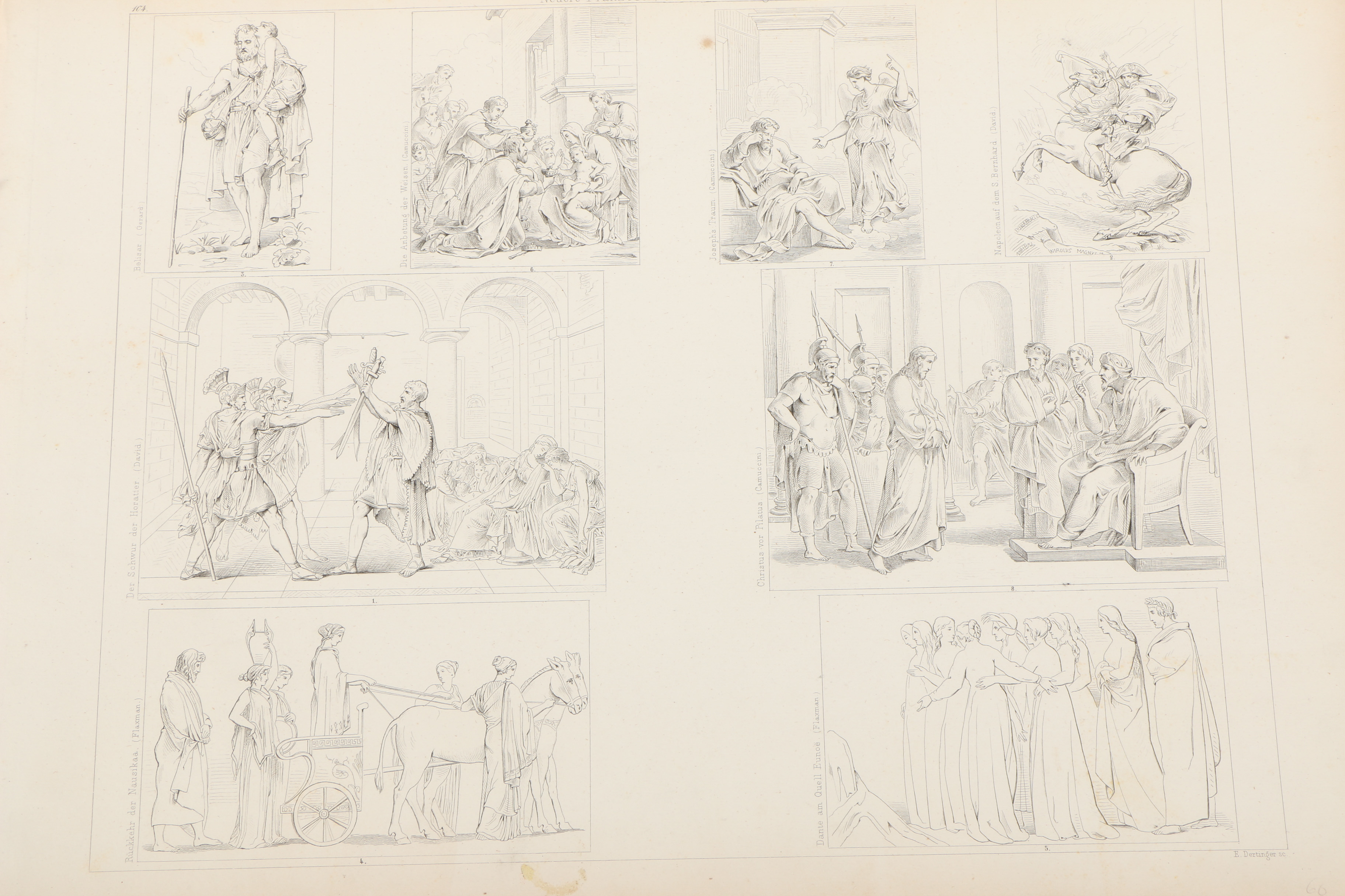 19th Century German Architecture Engravings