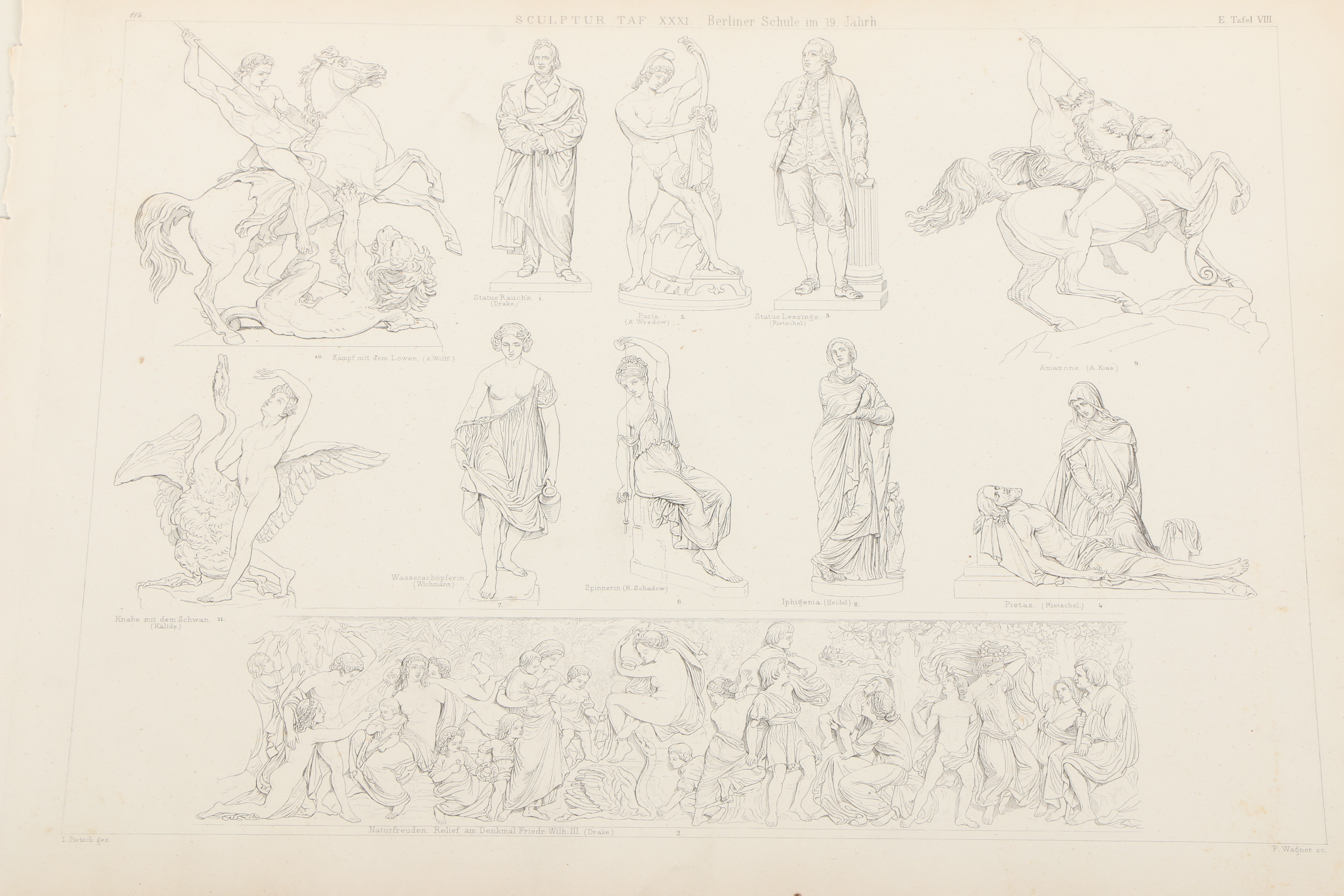 19th Century German Architecture Engravings