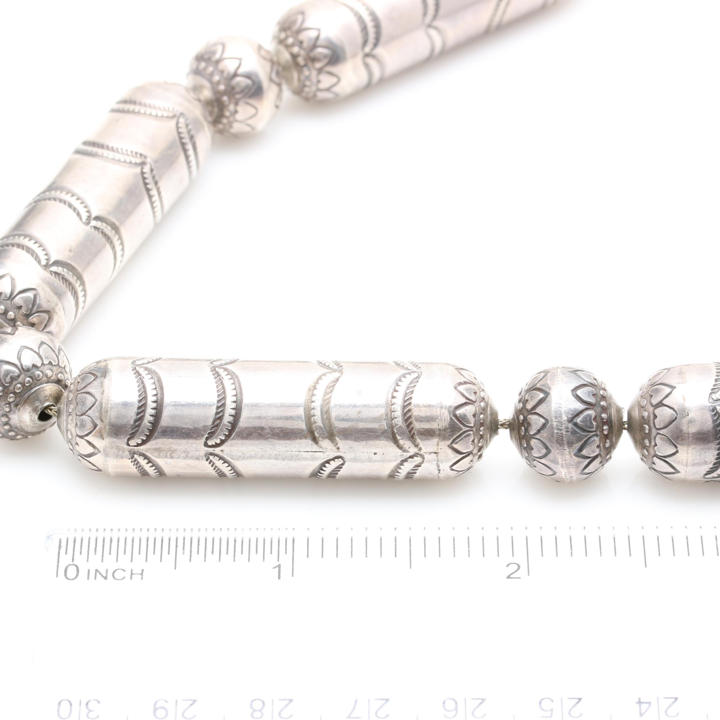 Sarah Duboise Navajo Diné Sterling Silver Necklace