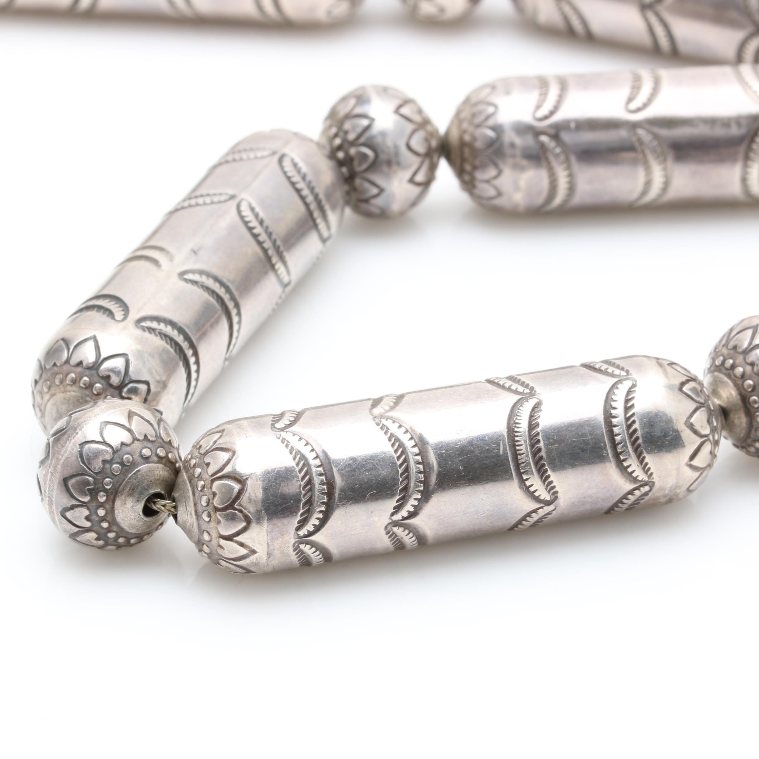 Sarah Duboise Navajo Diné Sterling Silver Necklace