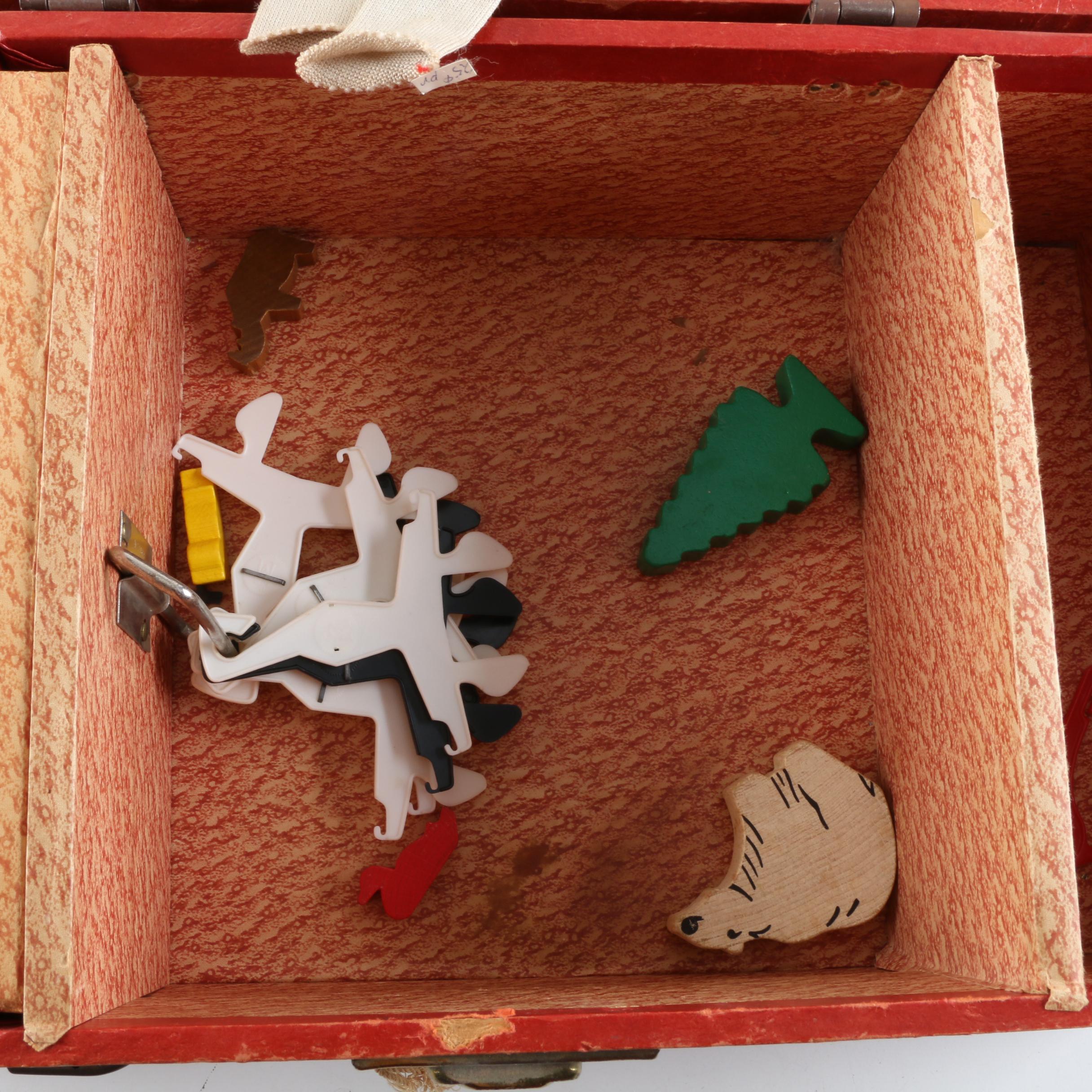 1960s Horsman "Mary Poppins" Doll with Trunk and Accessories