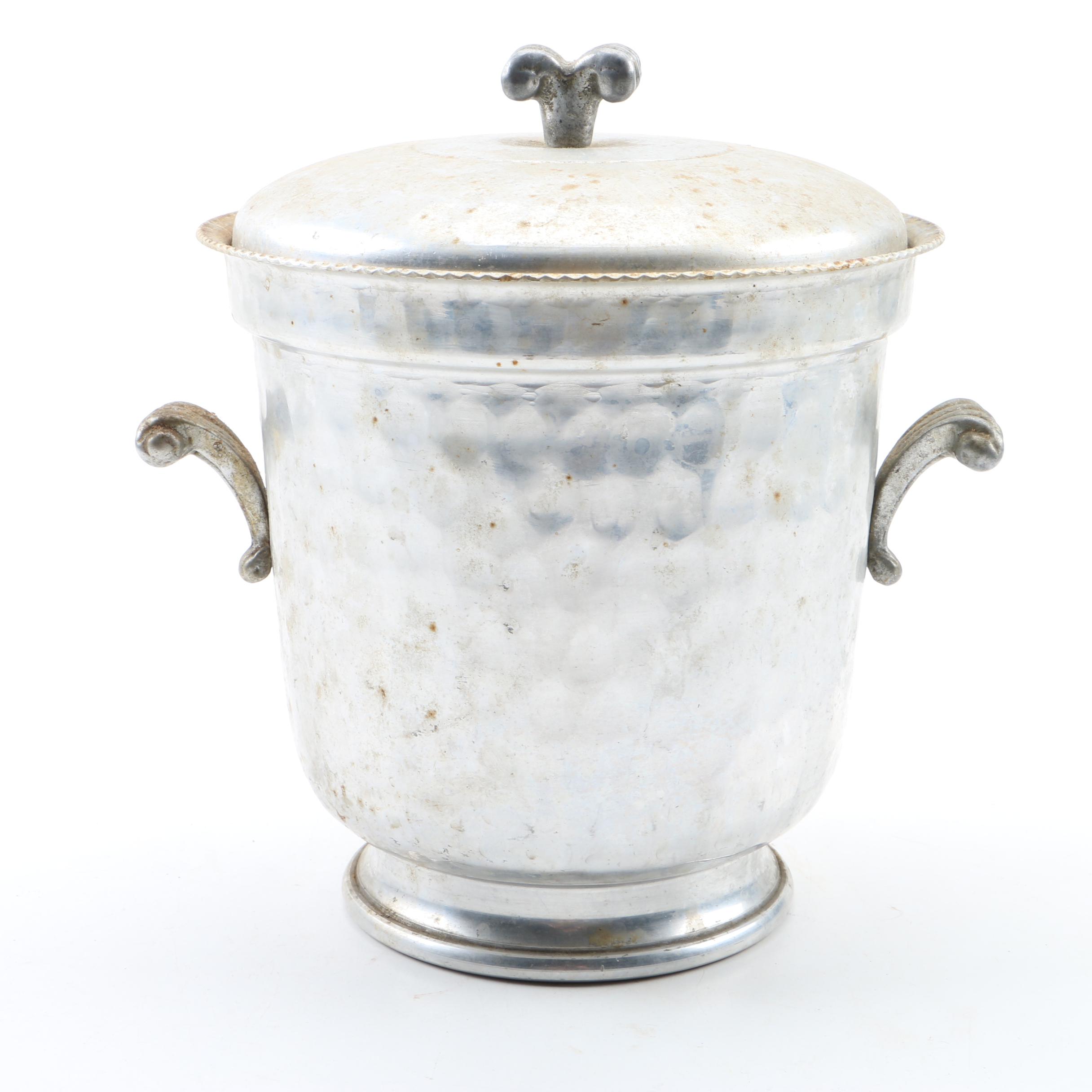 Hammercraft Hand Hammered Aluminum Ice Bucket