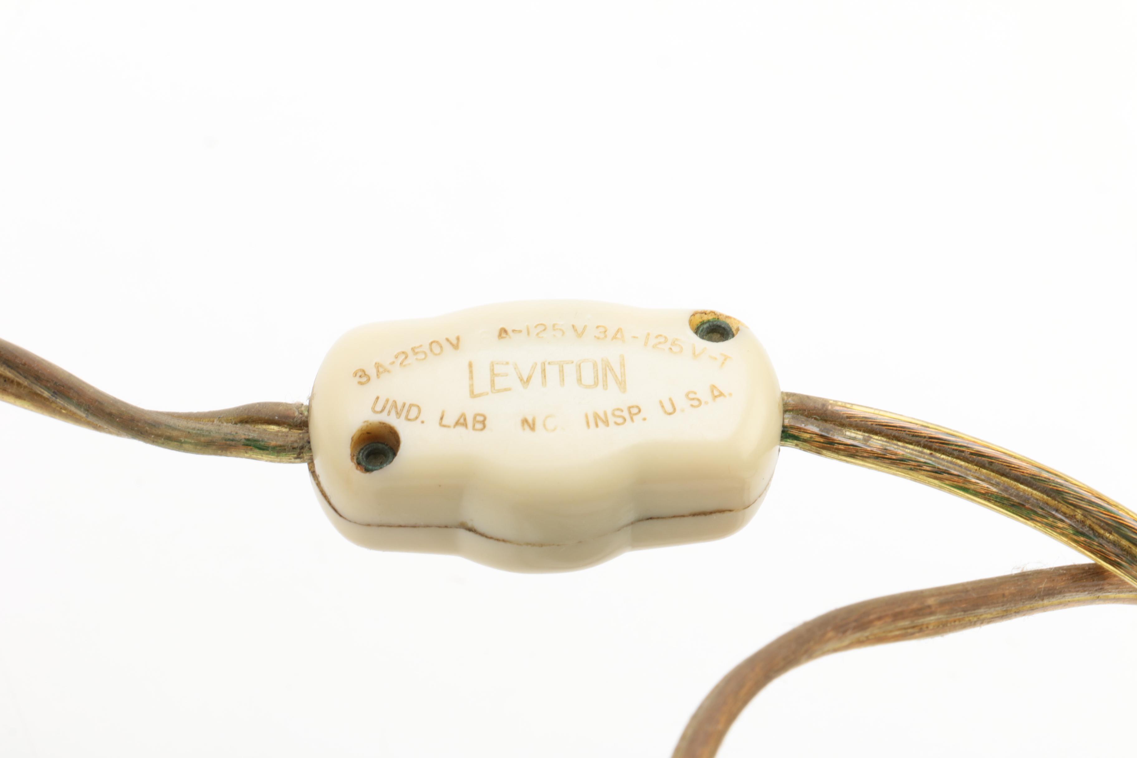 Vintage Candleabrum Table Lamp with Prisms