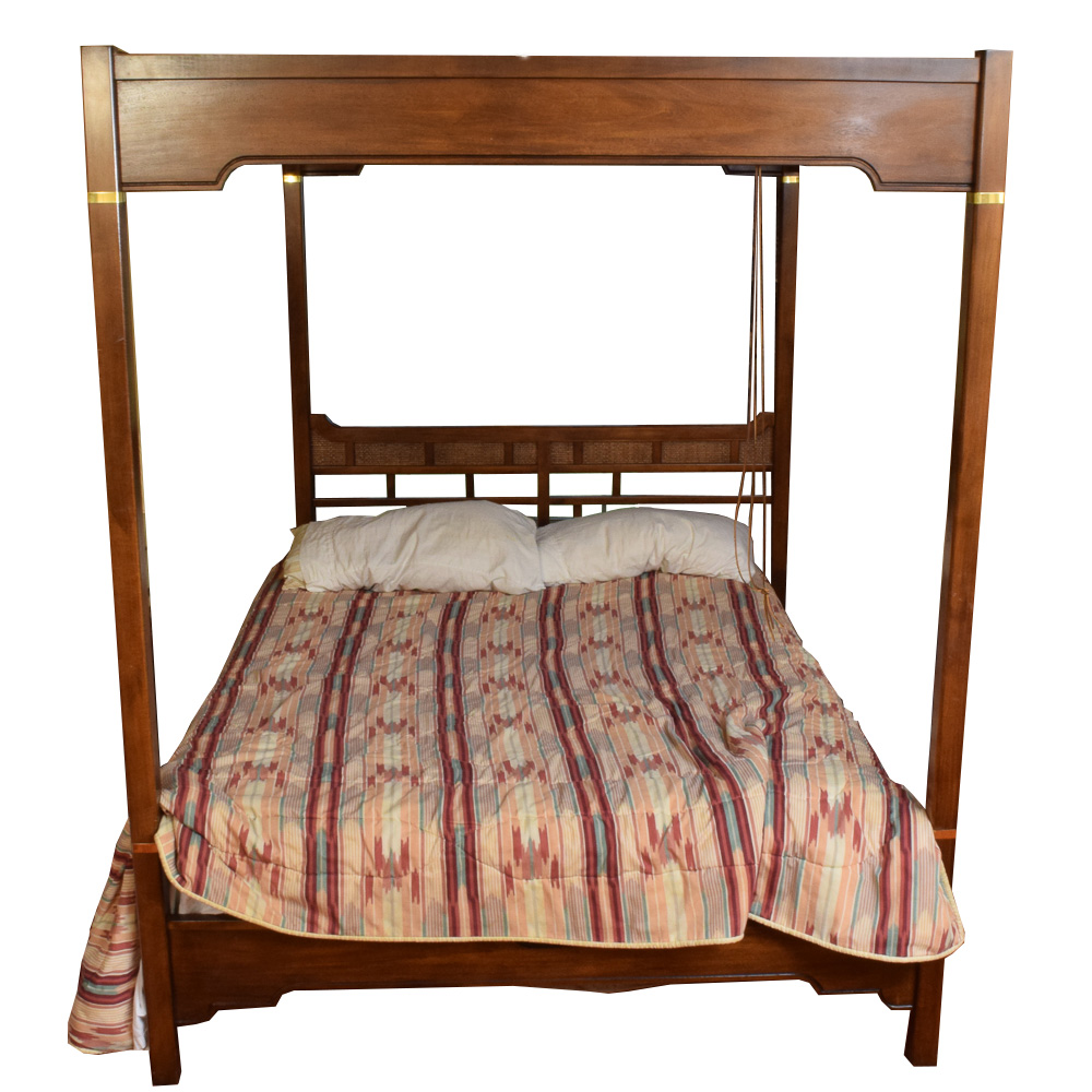 Asian Style Queen Size Canopy Bed