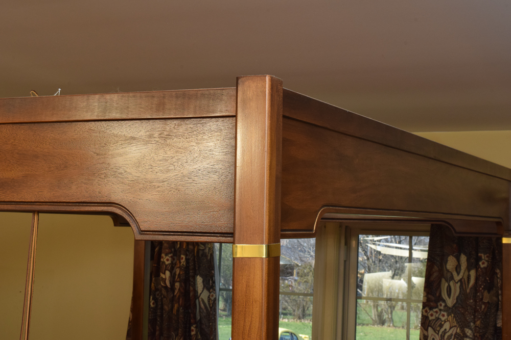 Asian Style Queen Size Canopy Bed