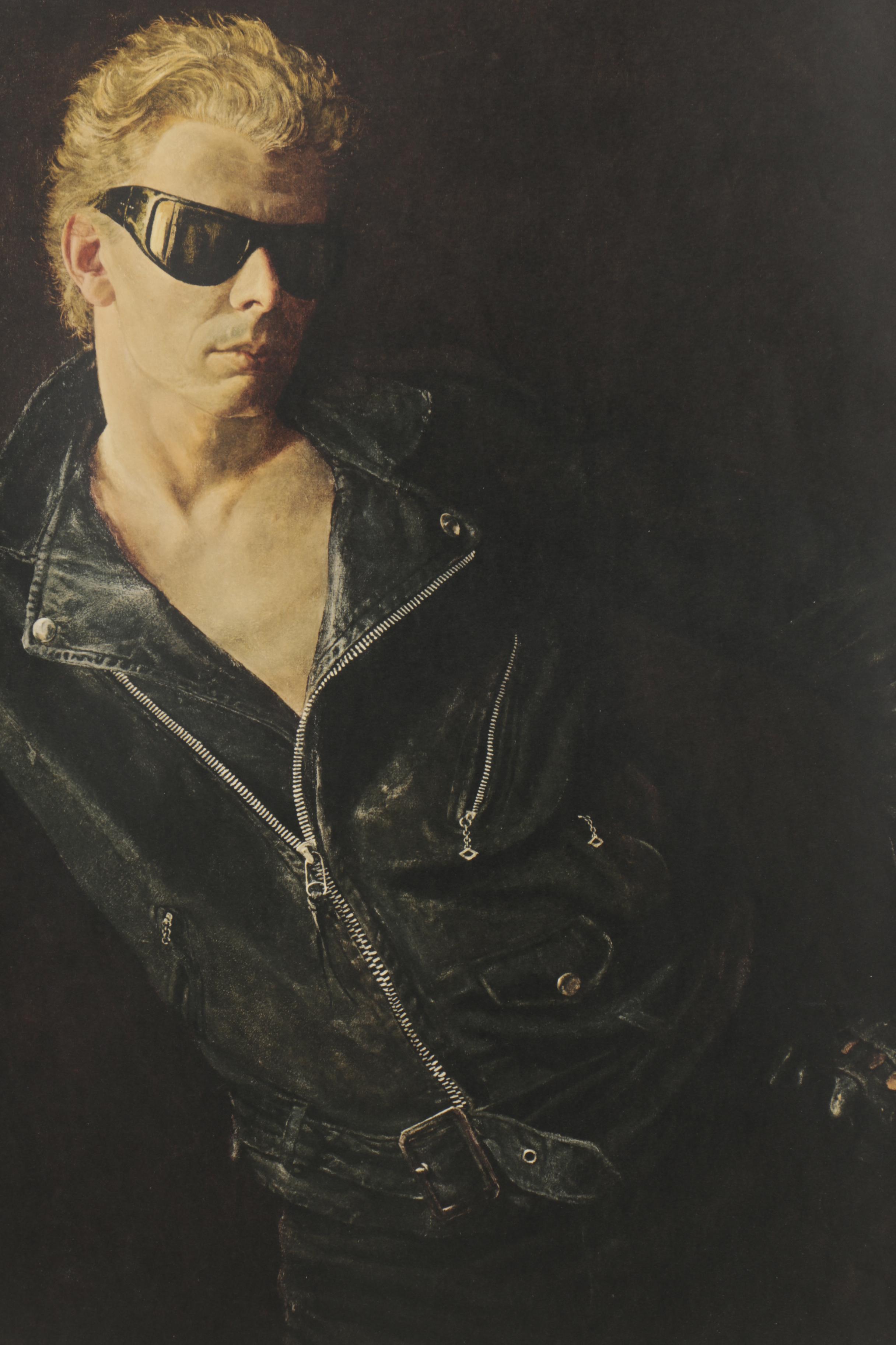 Vintage Collotype After James Wyeth "Draft Age"