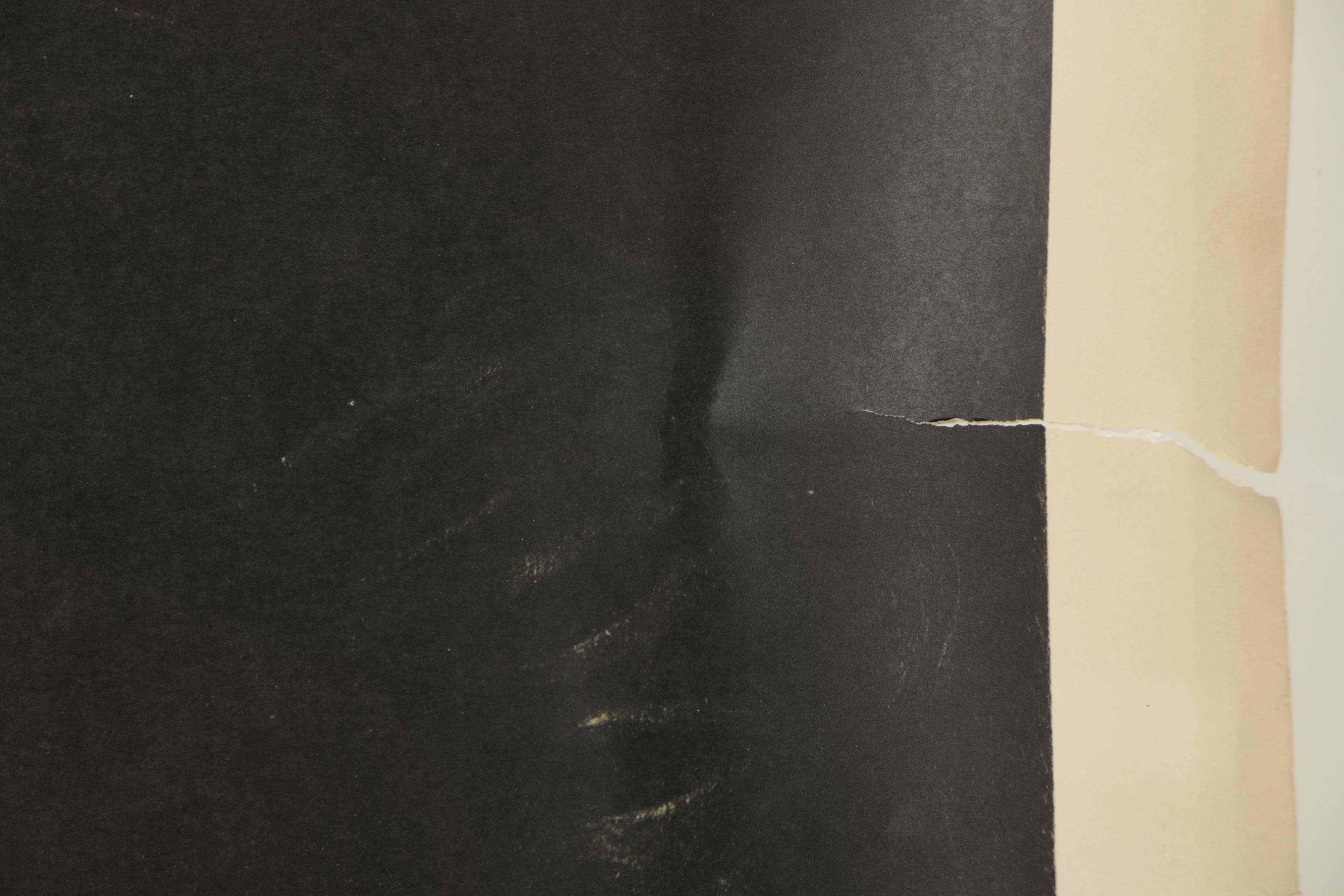 Vintage Collotype After James Wyeth "Draft Age"