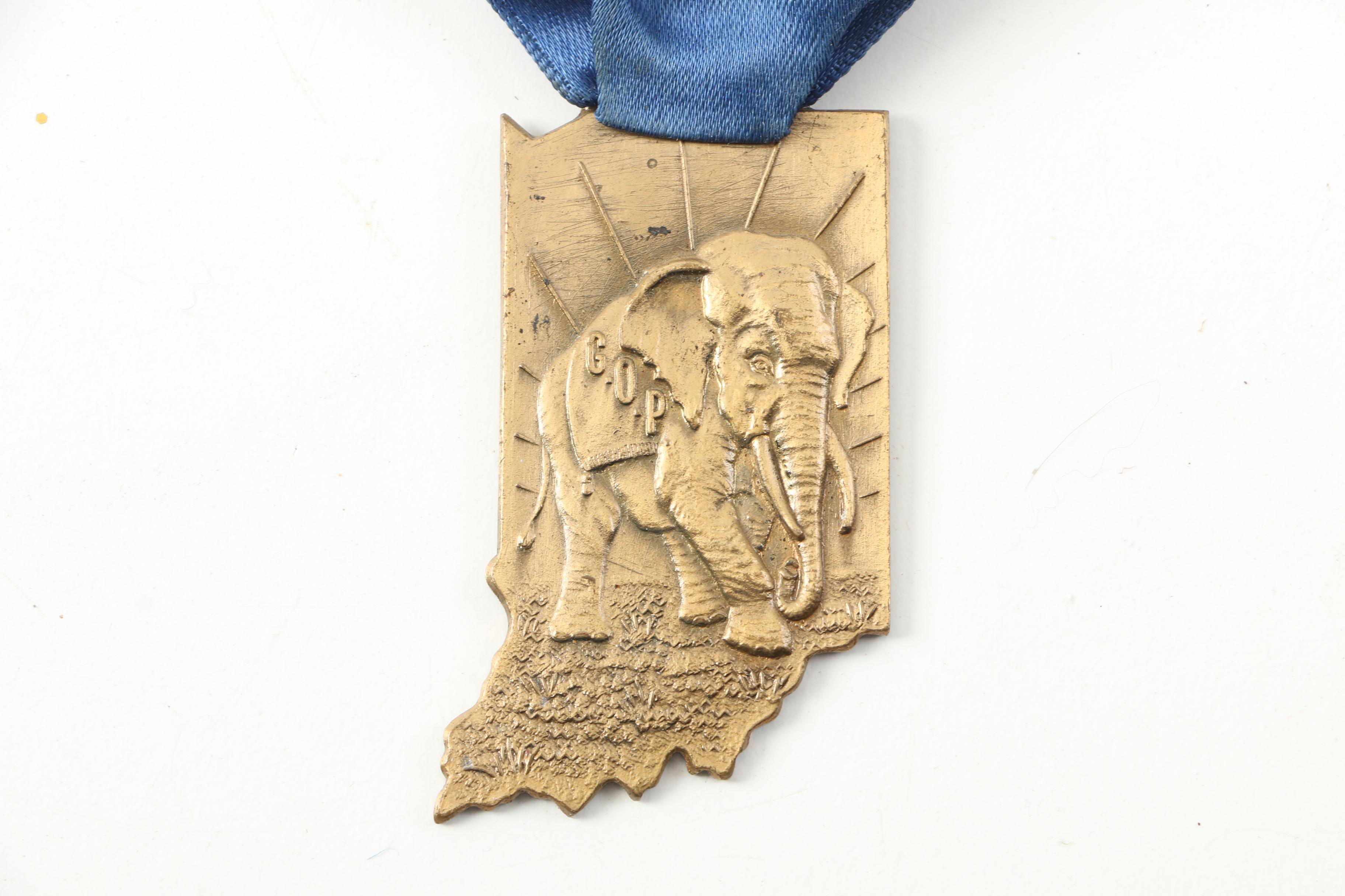 Indiana Republican Convention Sergeant At Arms Pin