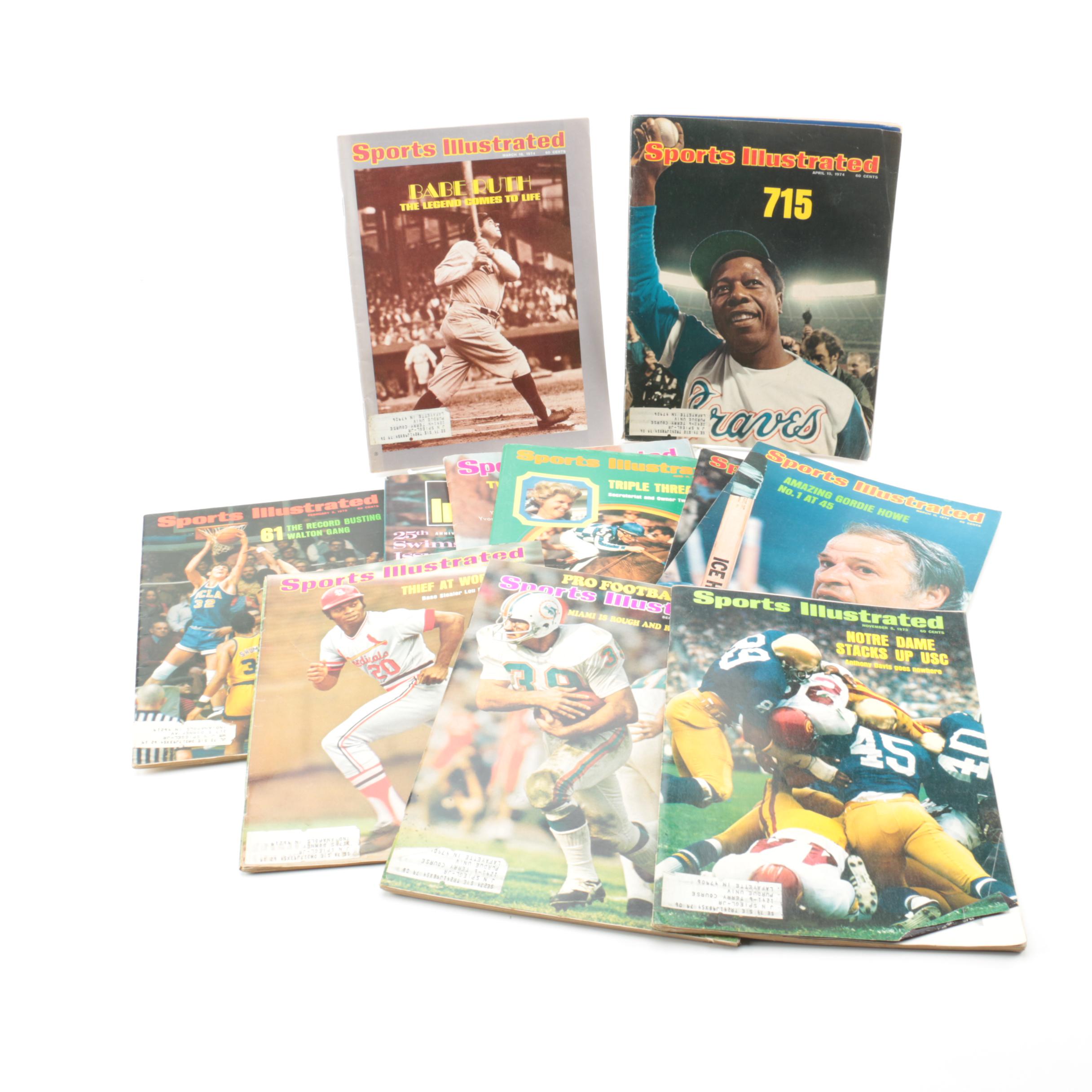 1970s and 1980s "Sports Illustrated" Magazines