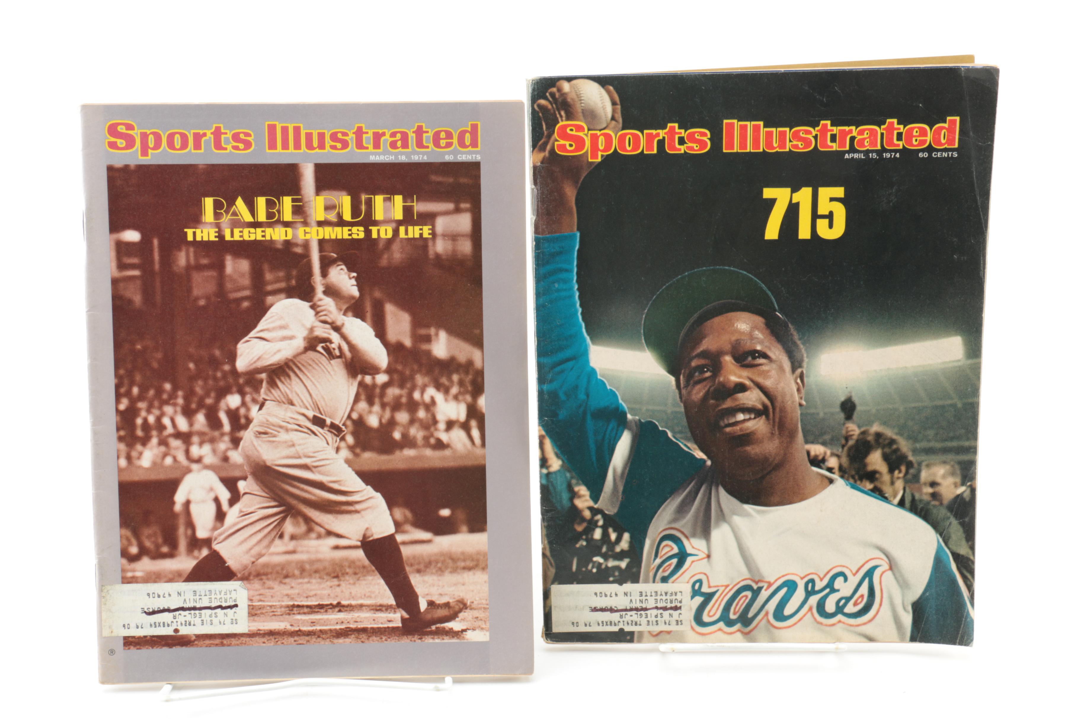 1970s and 1980s "Sports Illustrated" Magazines
