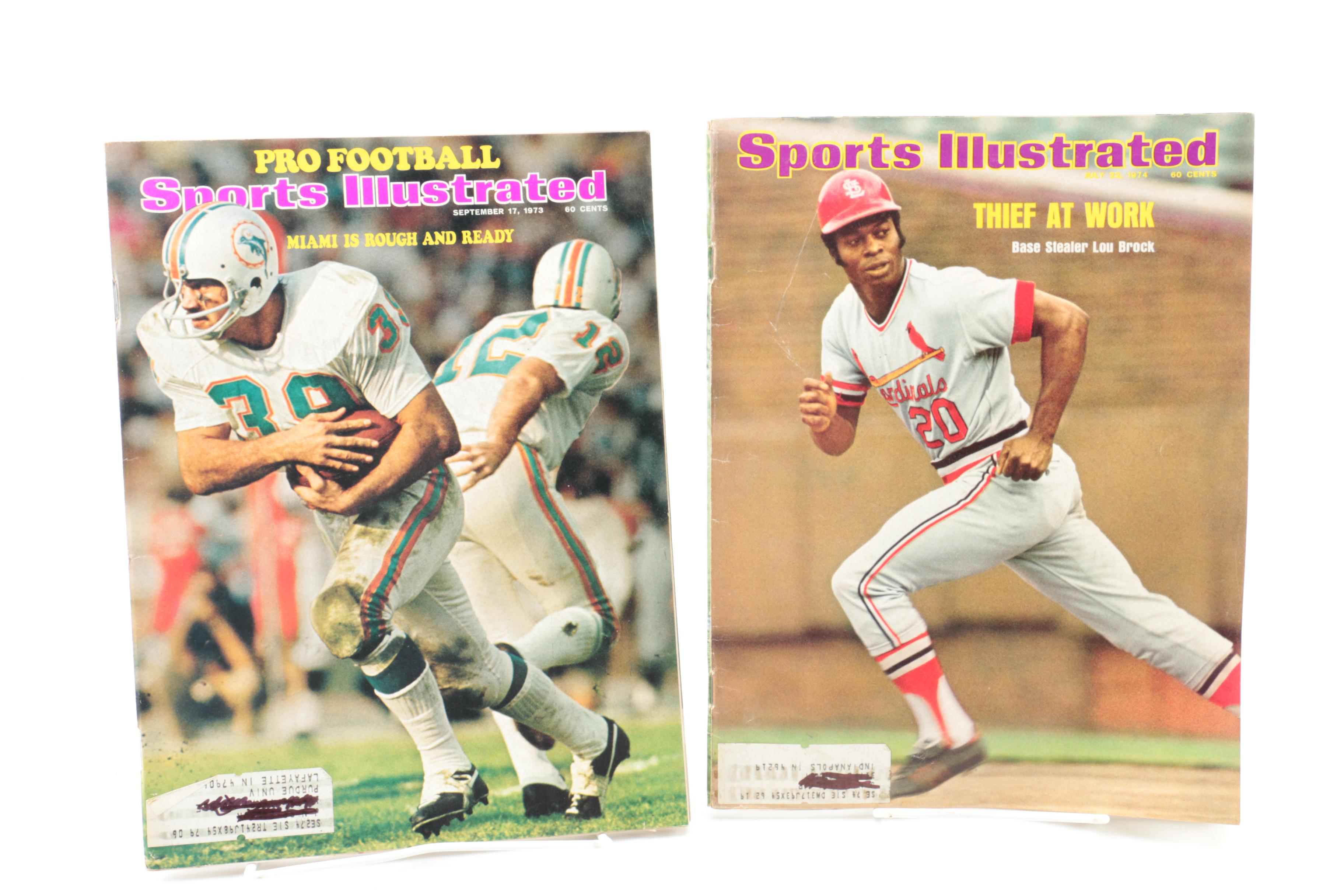 1970s and 1980s "Sports Illustrated" Magazines