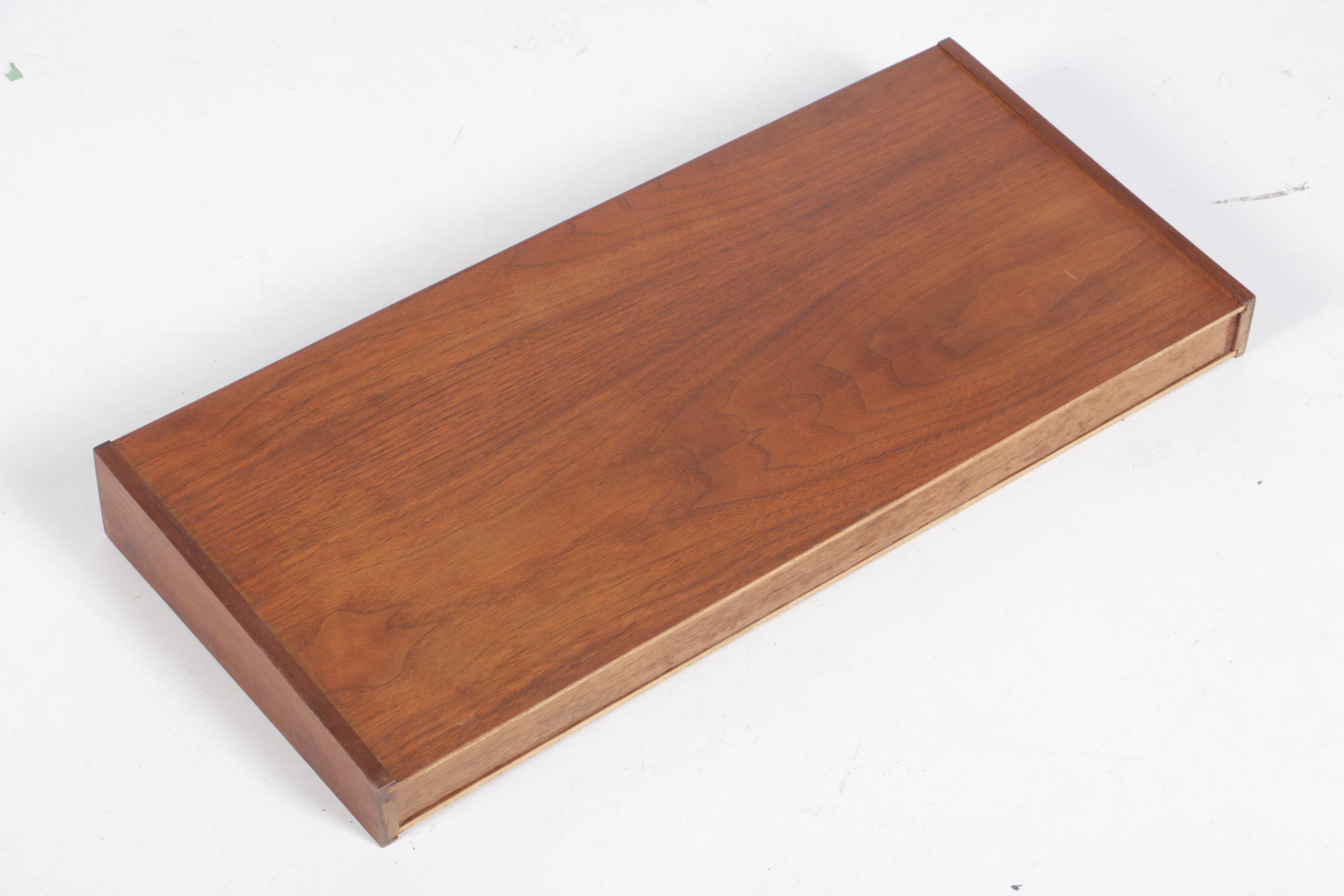 Danish Modern Walnut Magazine Holder