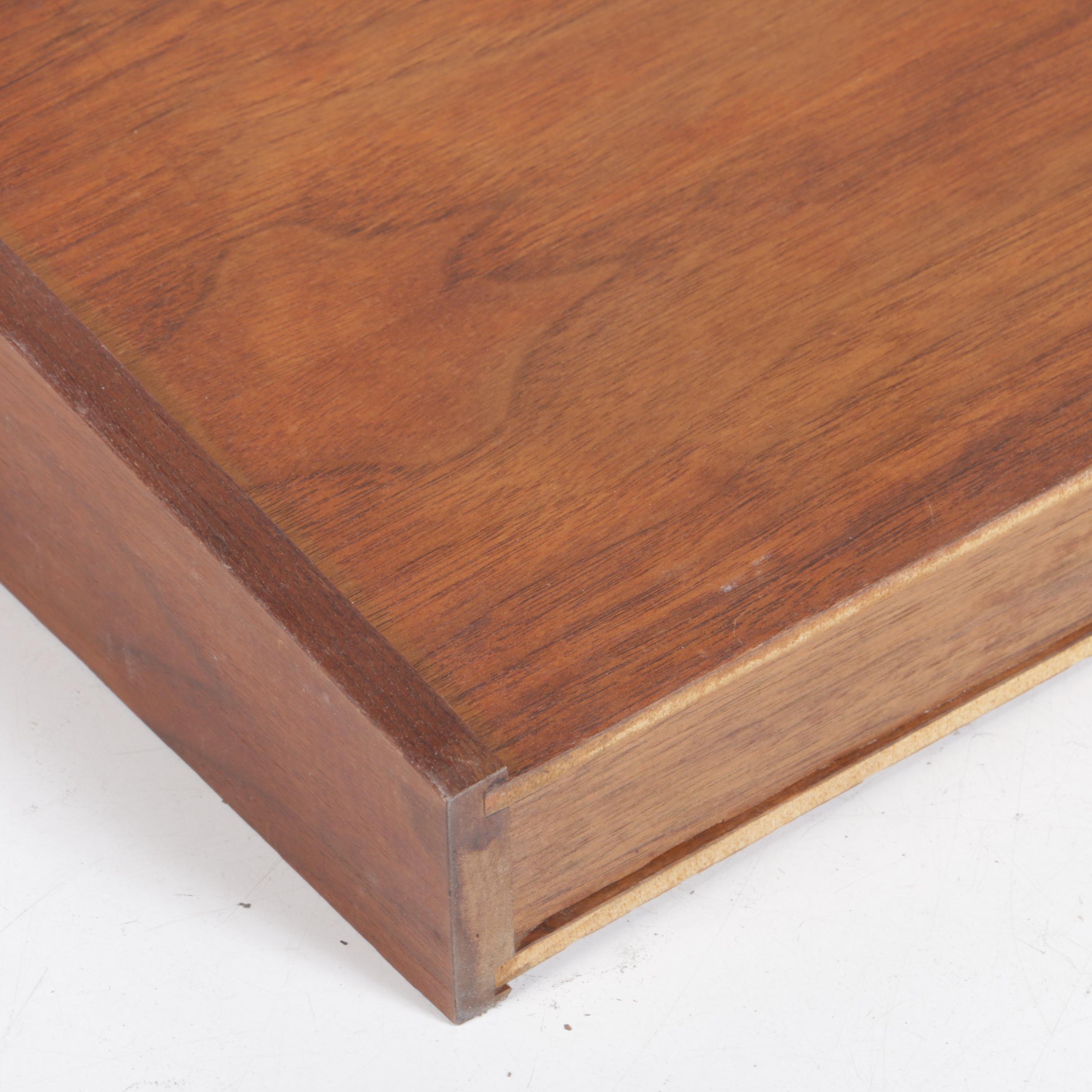 Danish Modern Walnut Magazine Holder