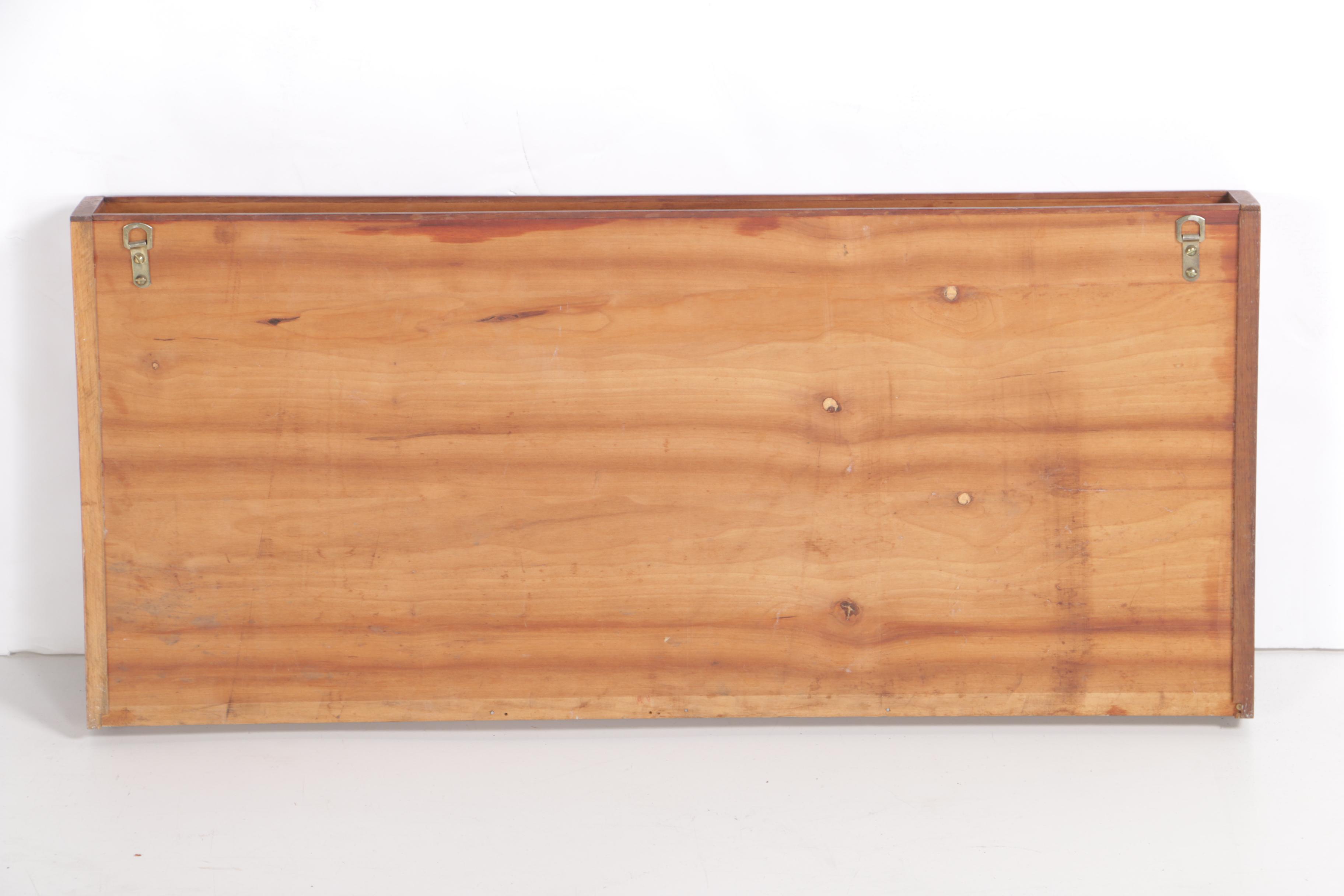 Danish Modern Walnut Magazine Holder