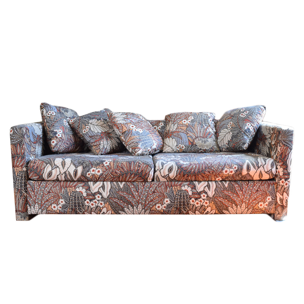 Floral Upholstered Sleeper Sofa by Simmons