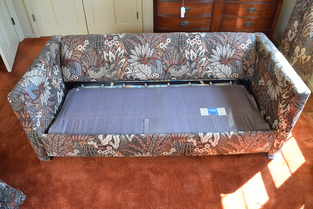 Floral Upholstered Sleeper Sofa by Simmons