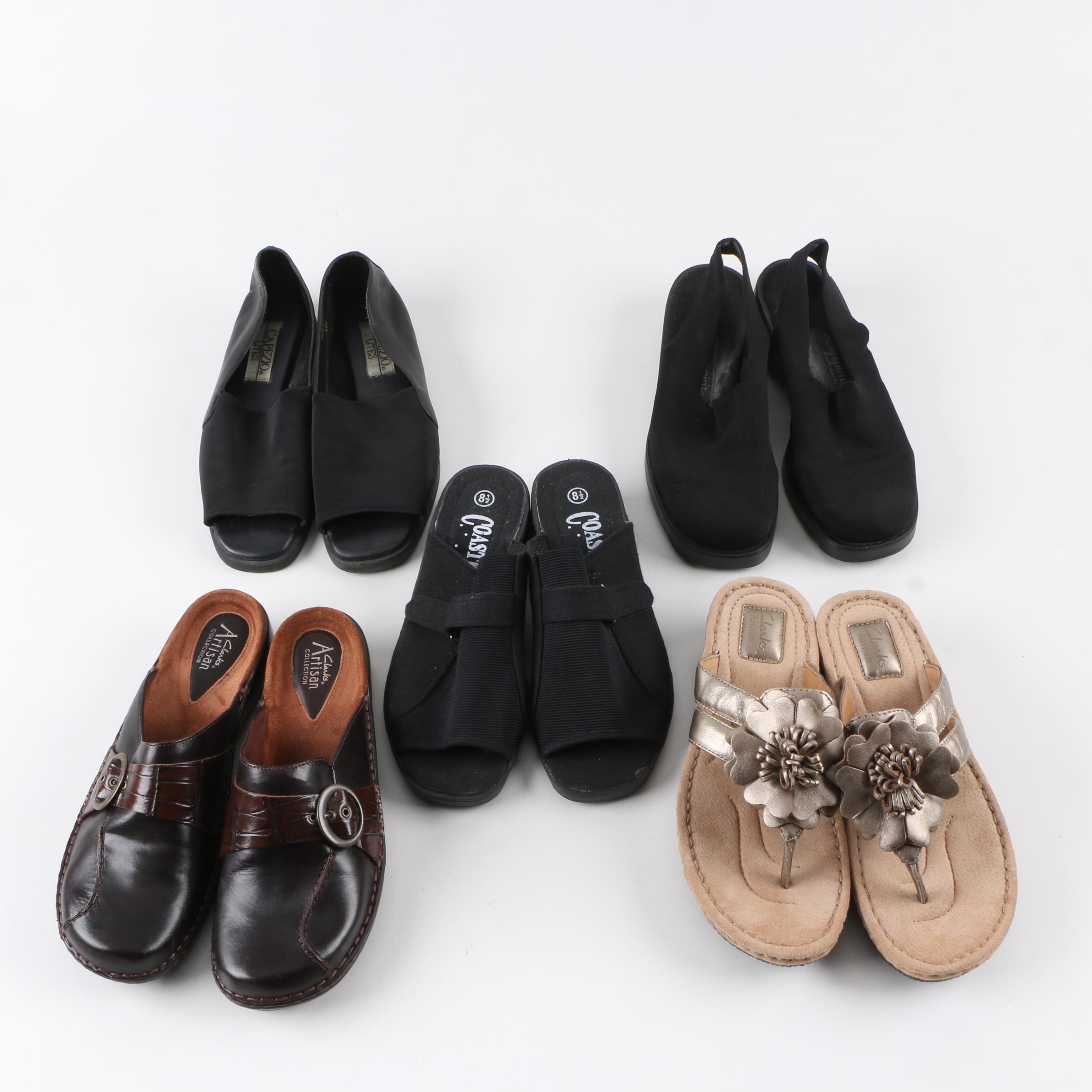 Women's Shoes Including Clark's