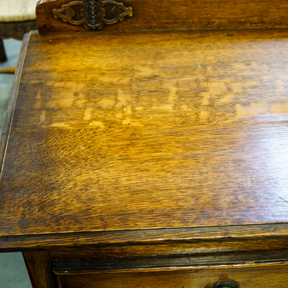 Vintage Oak Dresser with Mirror