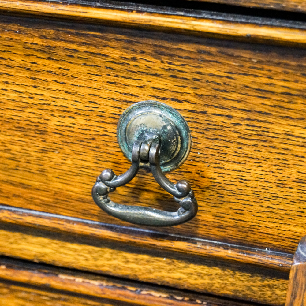 Vintage Oak Dresser with Mirror