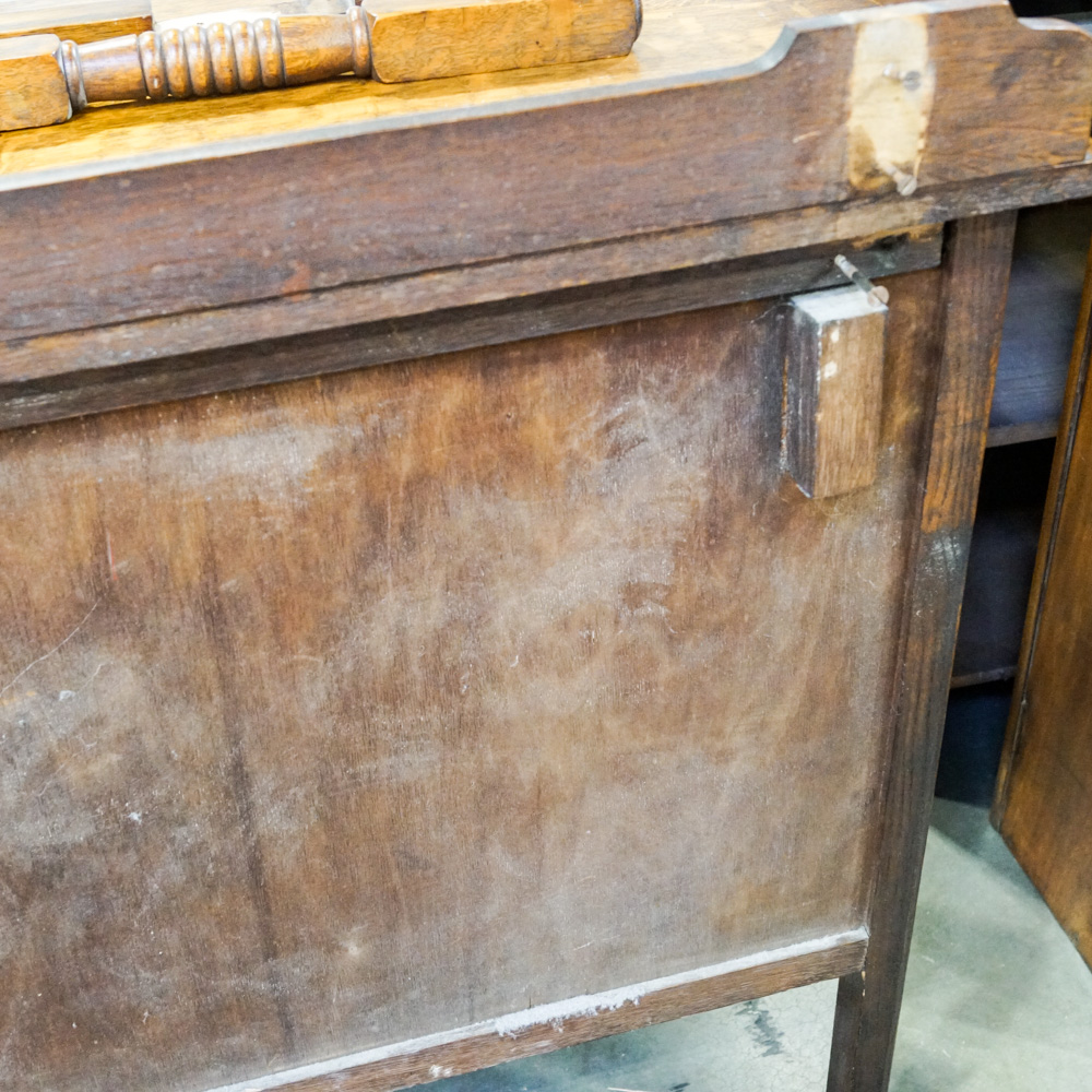 Vintage Oak Dresser with Mirror