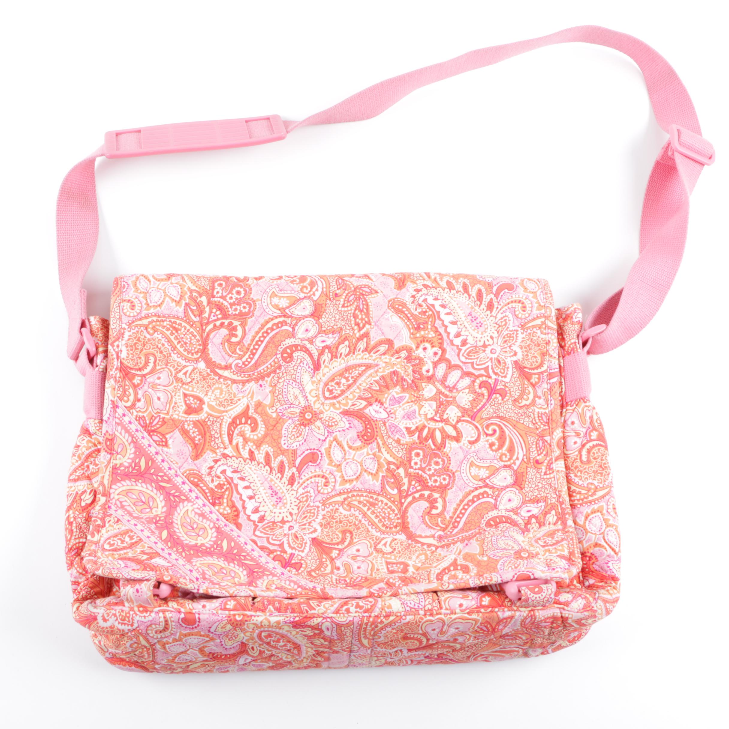 Vera Bradley "Raspberry Fizz" Messenger Bag