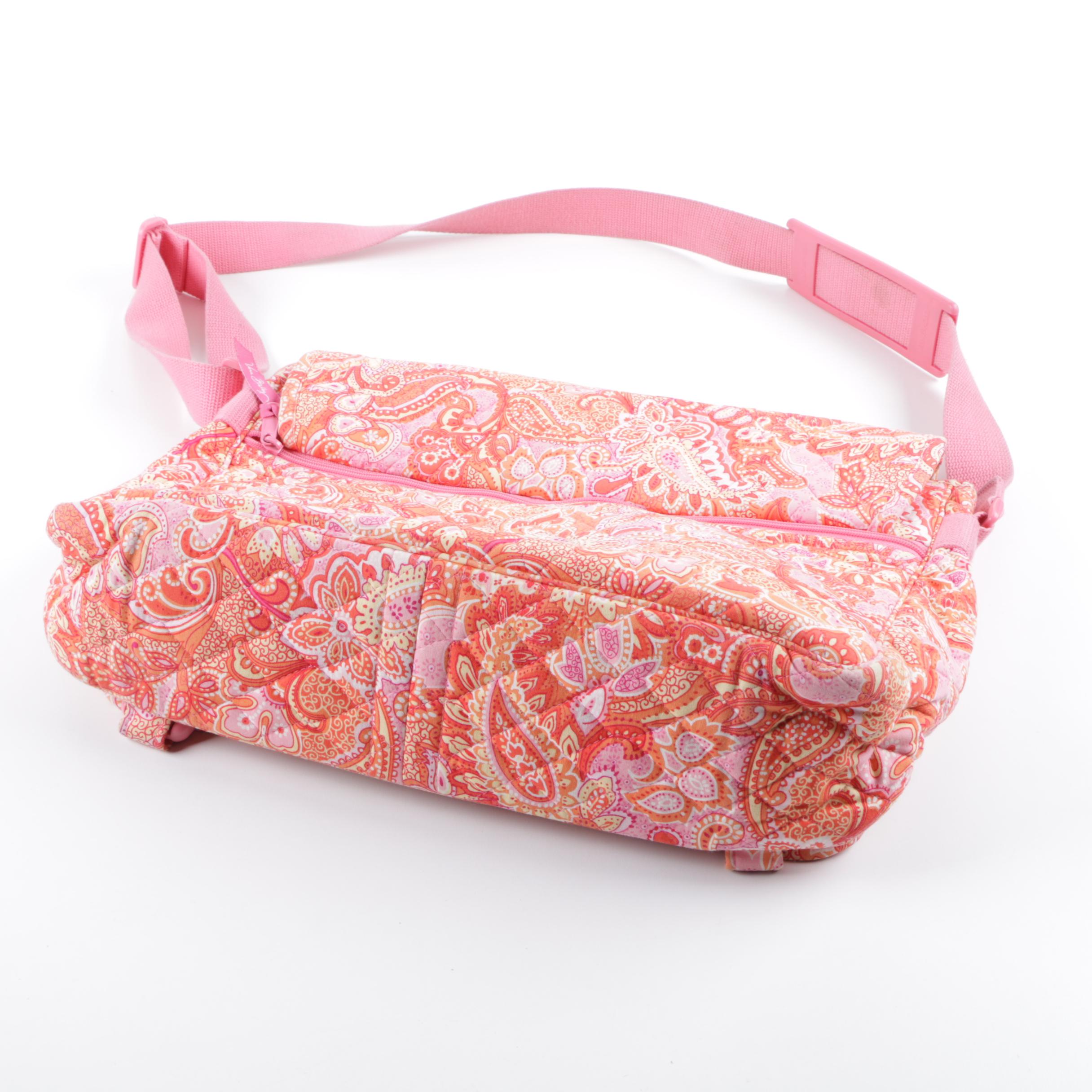 Vera Bradley "Raspberry Fizz" Messenger Bag