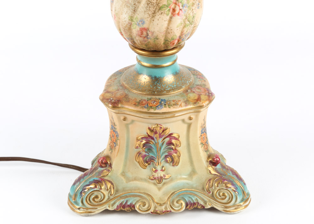 Vintage Hand Painted Table Lamps