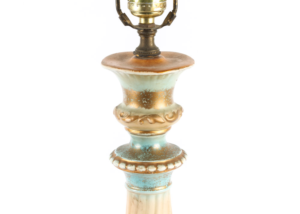 Vintage Hand Painted Table Lamps