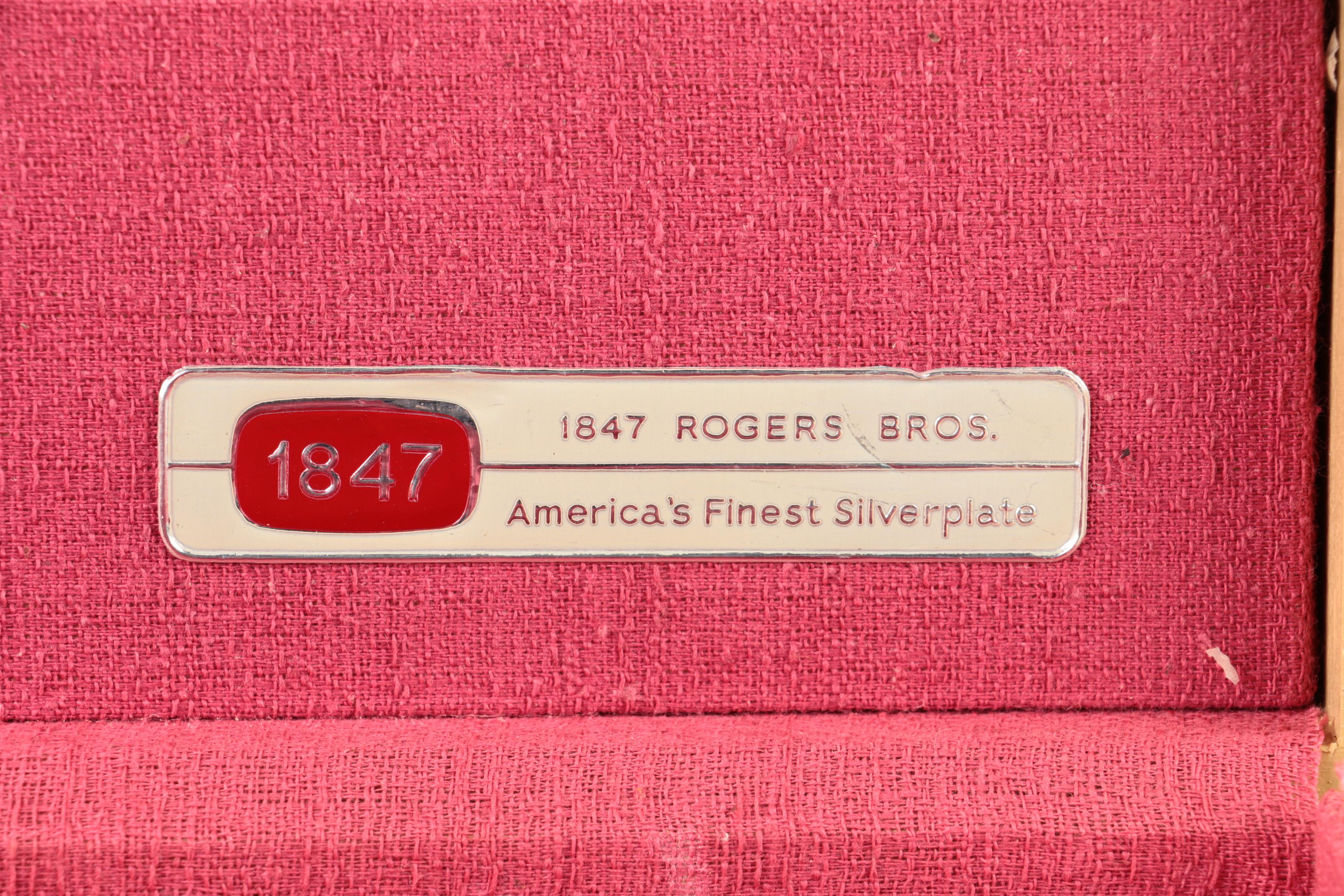 1847 Rogers Bros. "Flair" Silver-Plated Flatware Set