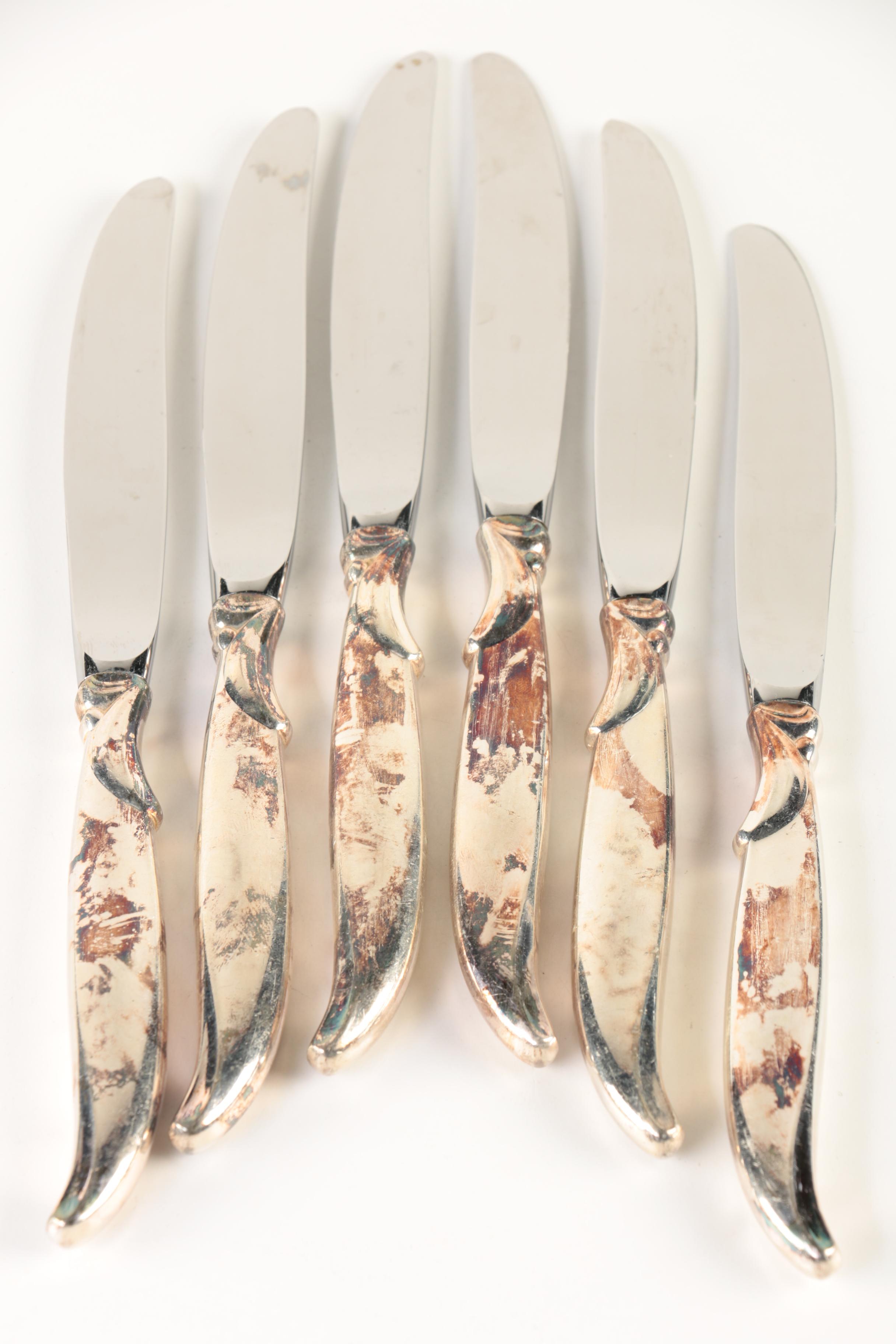 1847 Rogers Bros. "Flair" Silver-Plated Flatware Set