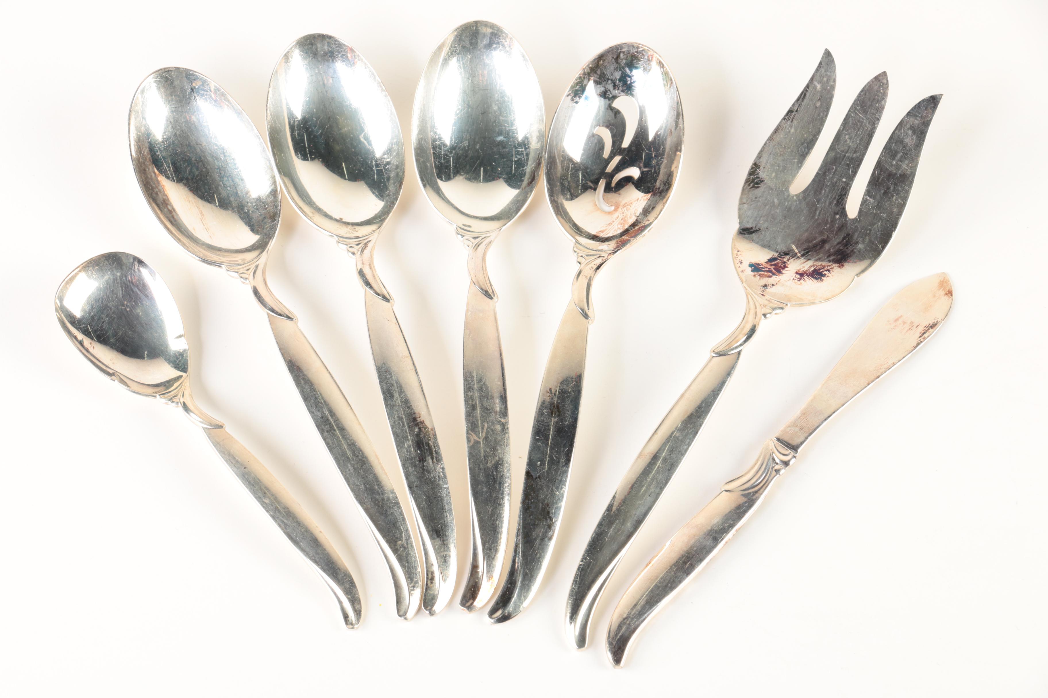 1847 Rogers Bros. "Flair" Silver-Plated Flatware Set