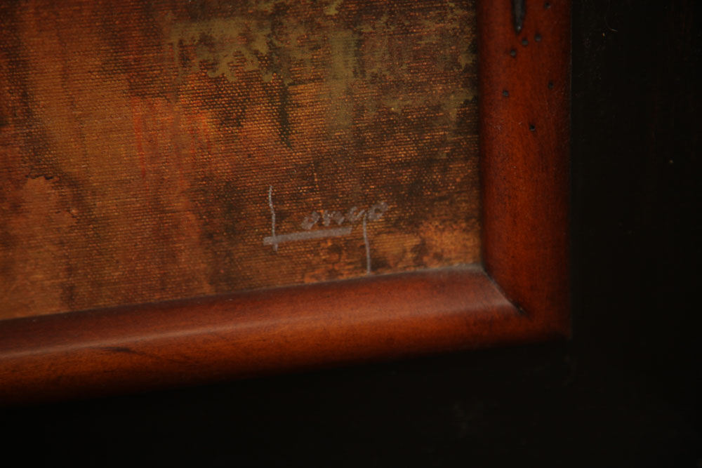 Offset Lithographic Reproduction Print After Michael Longo "Vino Nobile"